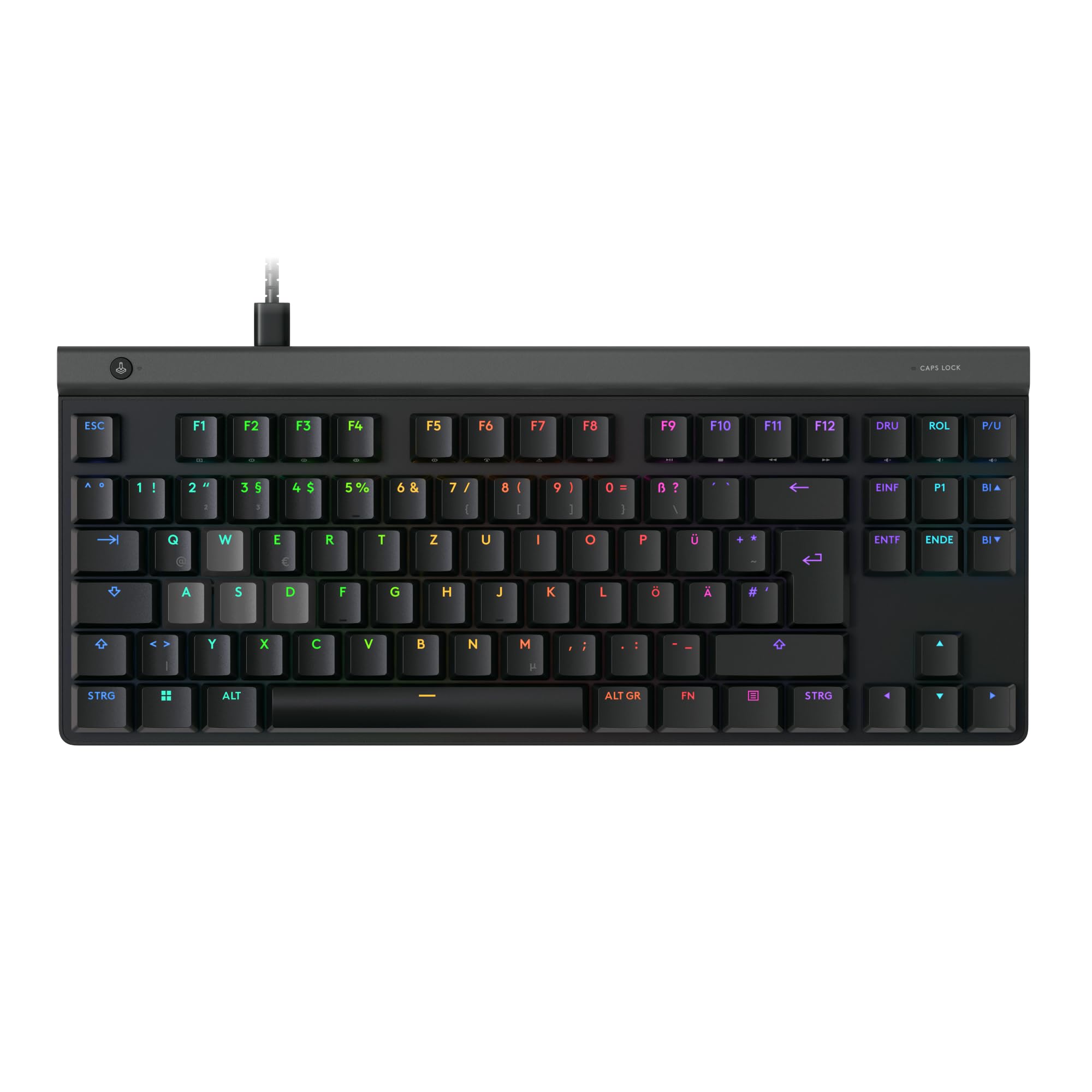 Logitech G G515 Rapid TKL Flache kabelgebundene Gaming-Tastatur