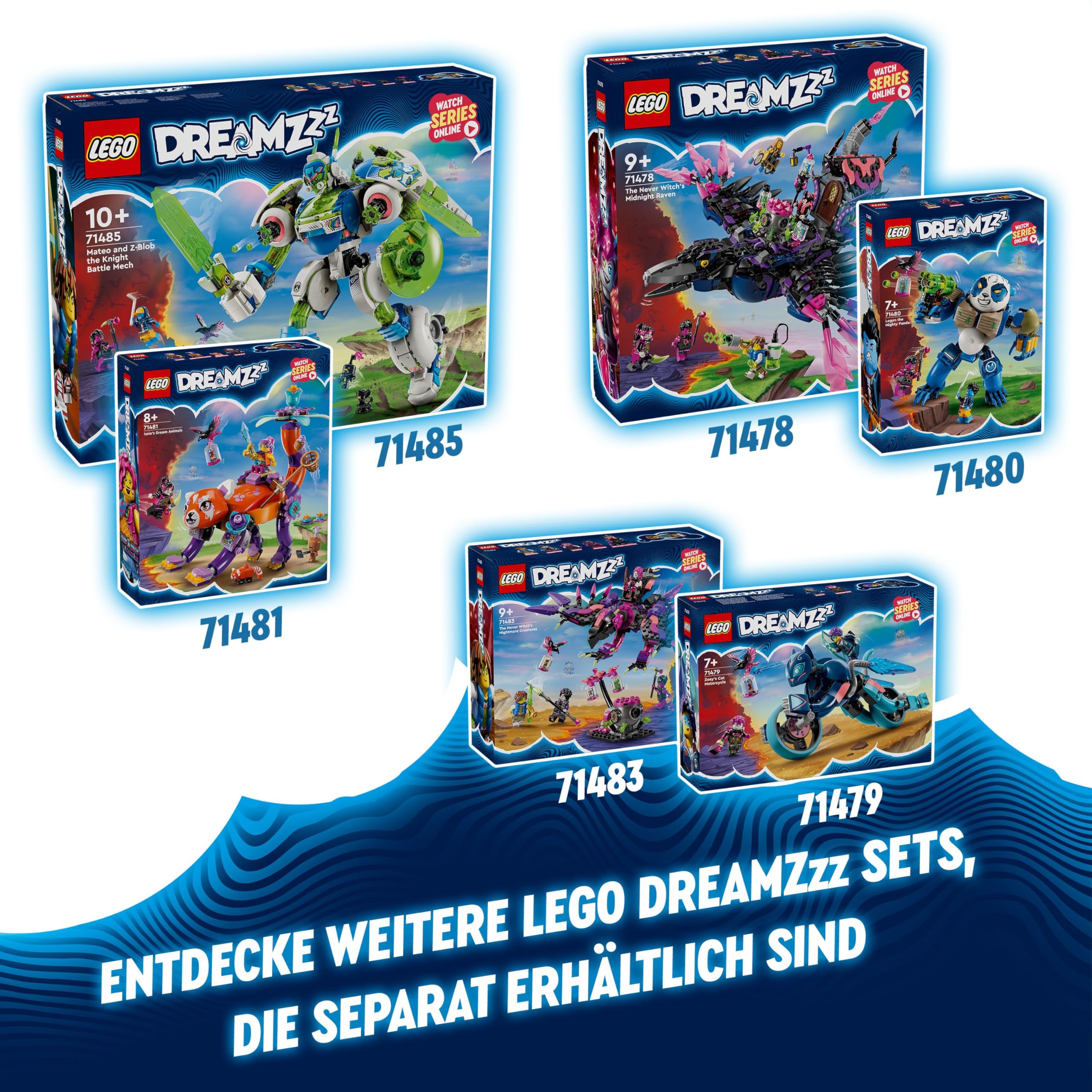 LEGO DREAMZzz 2-in-1 Coopers Dino-Mech C-Rex 71484