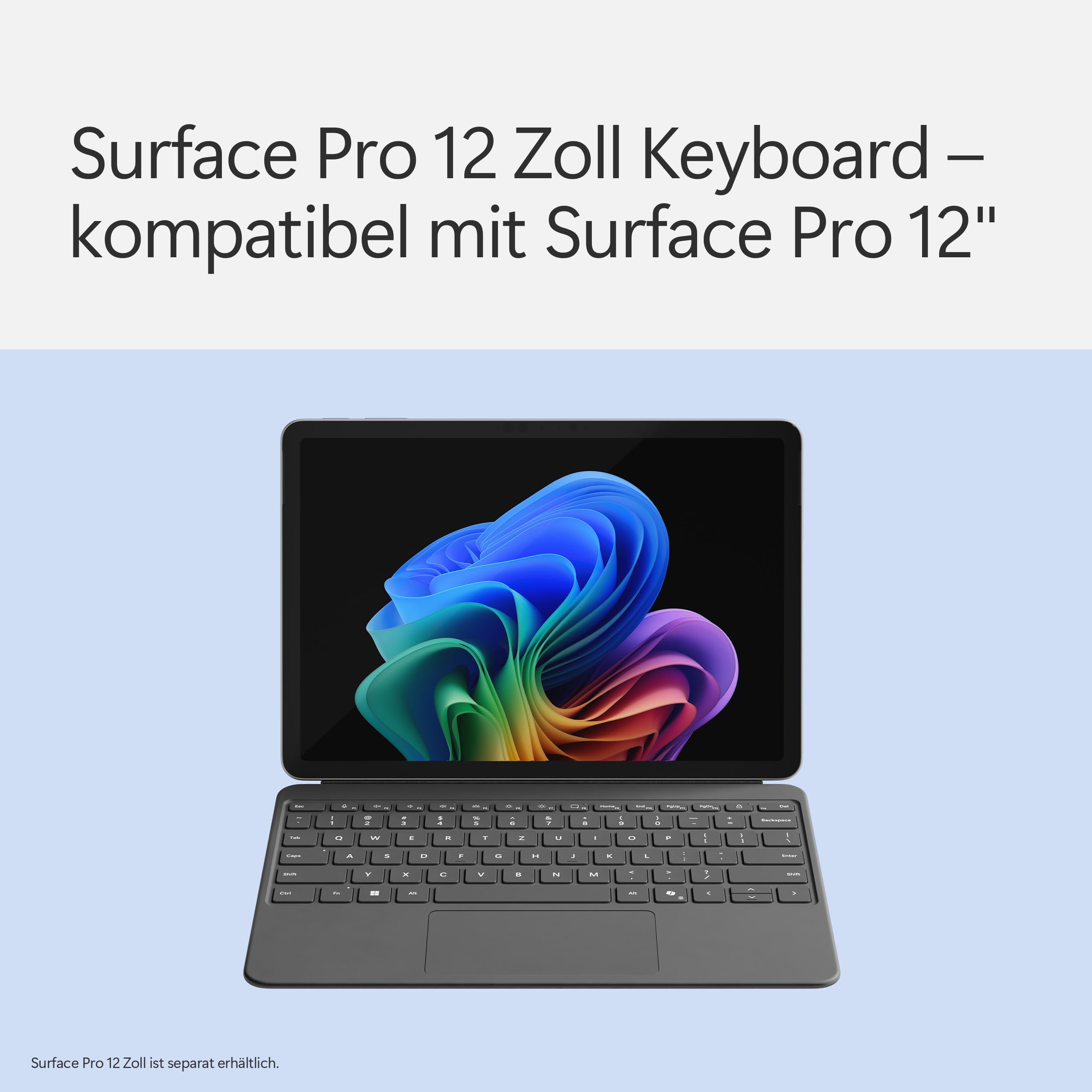 Microsoft Surface Pro 12" Keyboard mit Slim Pen