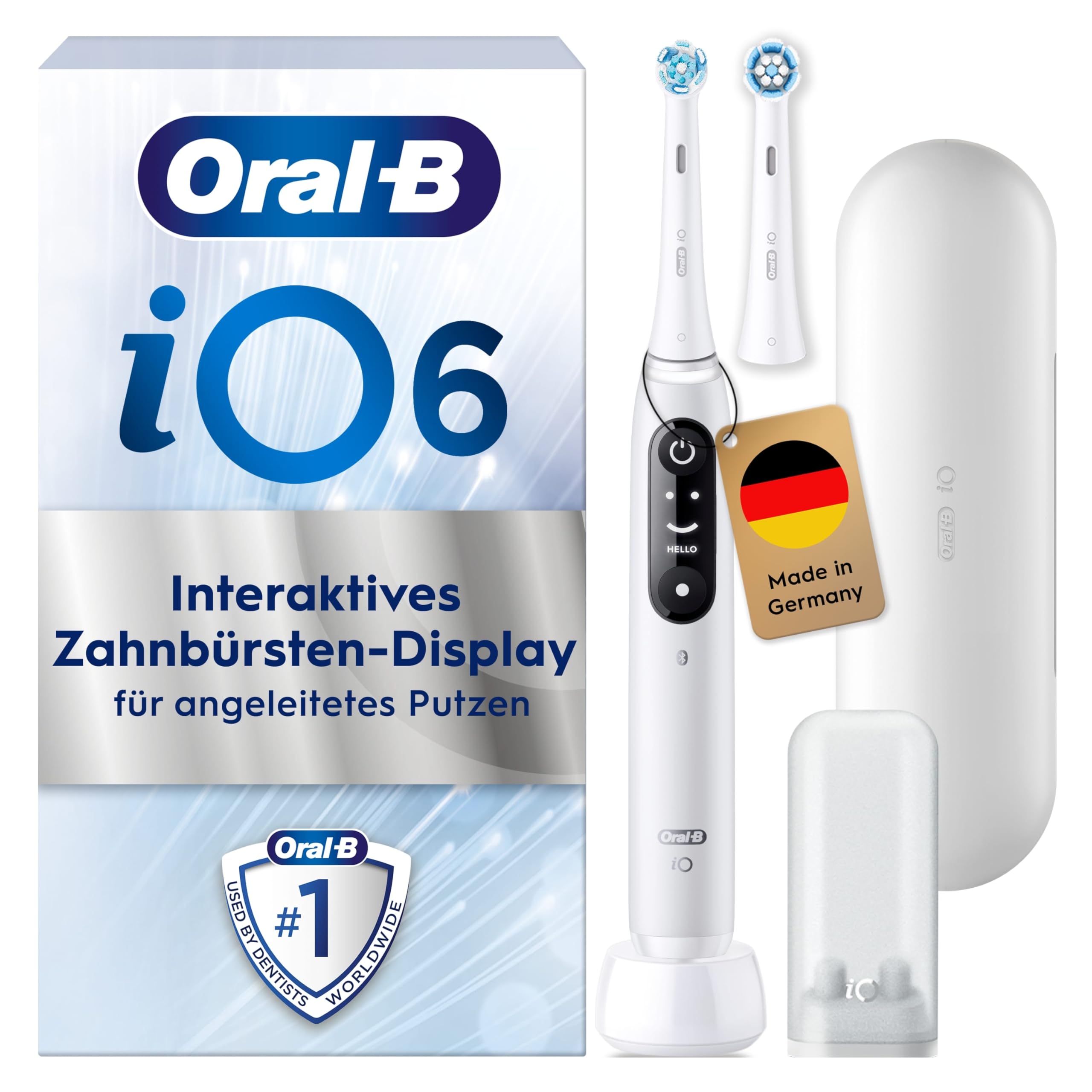 Oral-B iO Series 6 Elektrische Zahnbürste/Electric Toothbrush, 2 Aufsteckbürsten Oral-B iO Series 6 Elektrische Zahnbürste/Electric Toothbrush, 2 Aufsteckbürsten