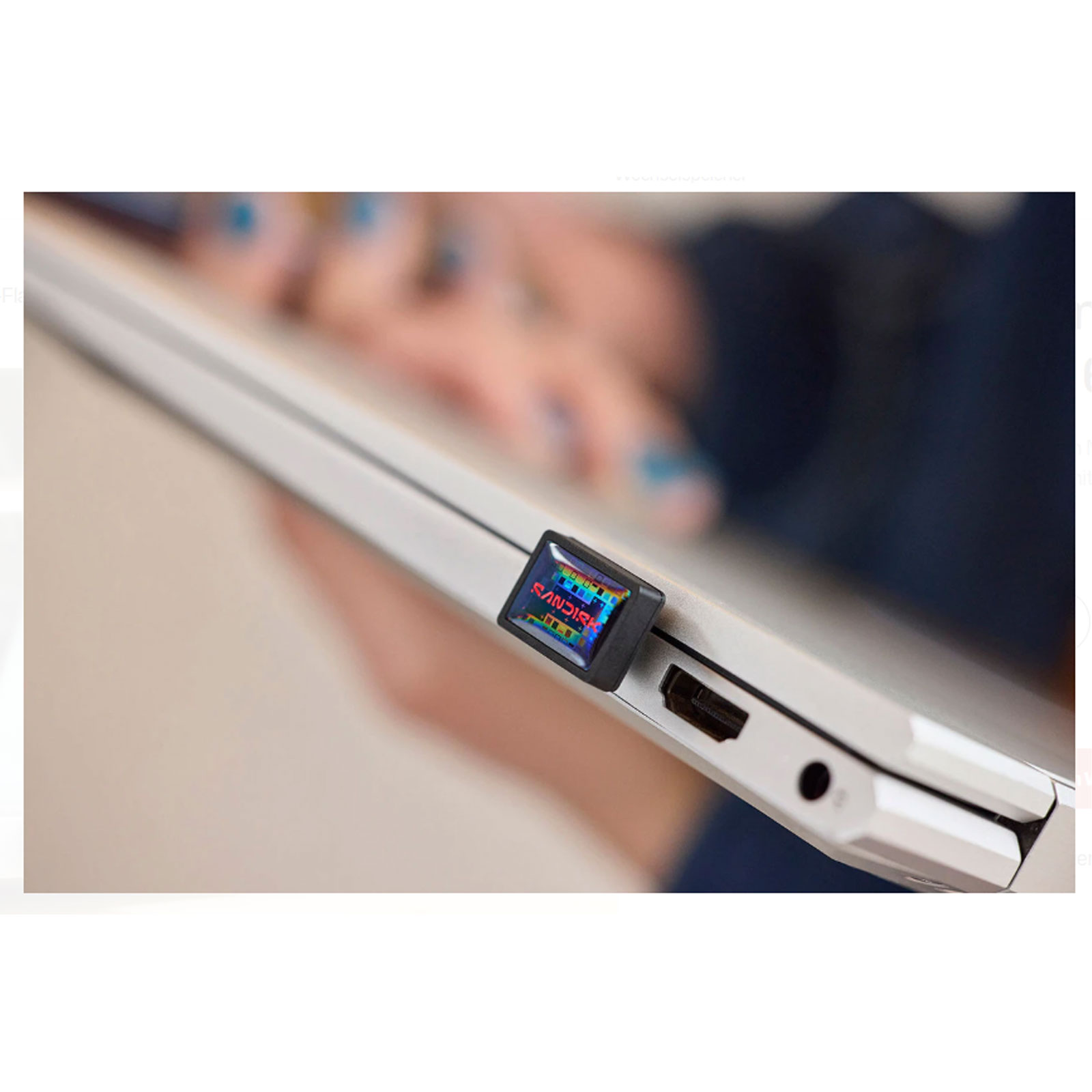 SanDisk Extreme Fit USB-C-Flash-Laufwerk - 64GB (300 MB/s, USB-C 3.2)