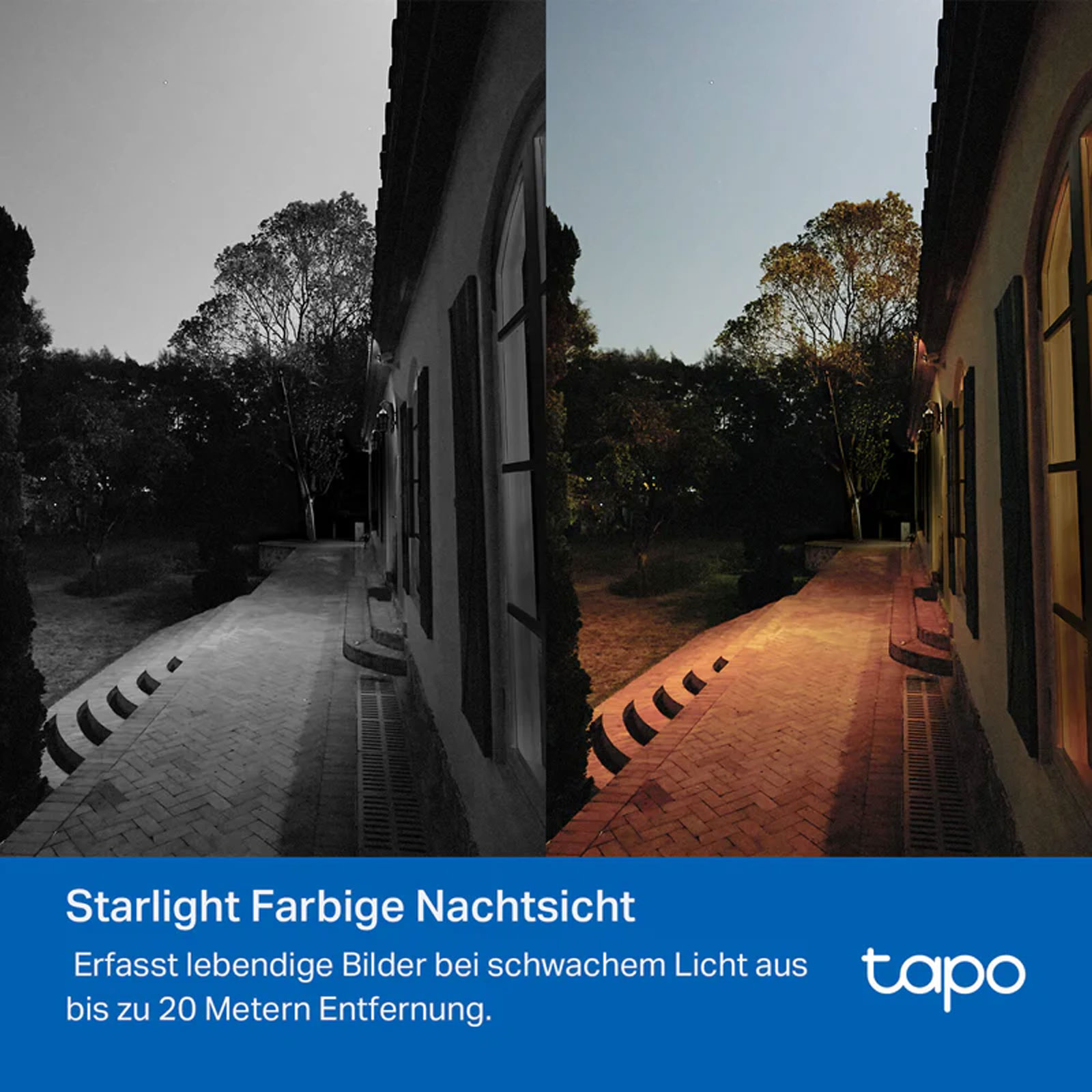 Tapo C501GW 360° Überwachungskamera, Weiß