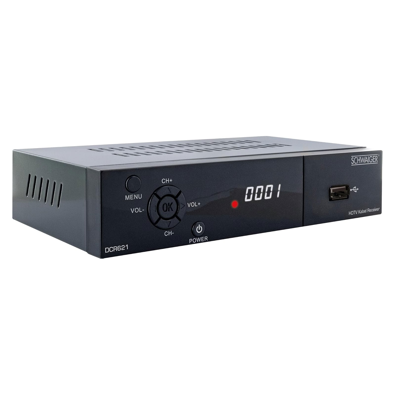 Schwaiger DCR621 DVB-C Kabel-Receiver (Full-HD) Schwaiger DCR621 DVB-C Kabel-Receiver (Full-HD)