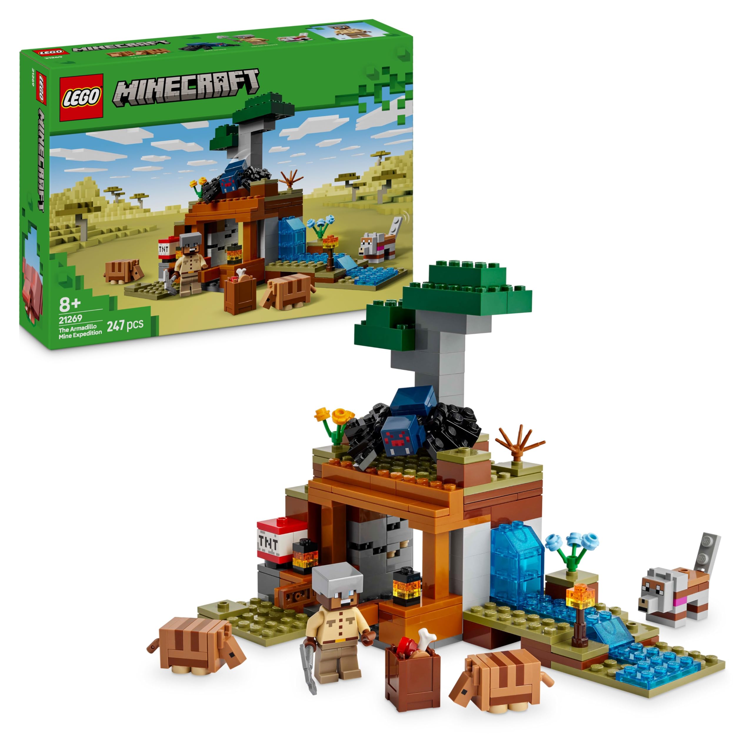 LEGO Minecraft Die Expedition zur Gürteltiermine 21269