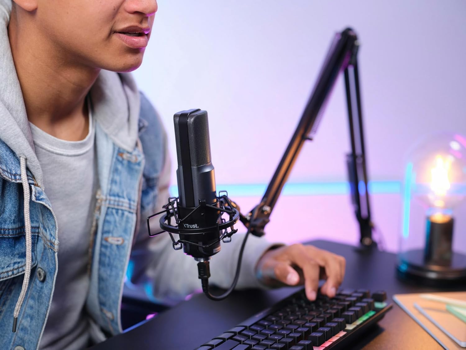 Trust Gxt 253 Emita Streaming Microphone Arm