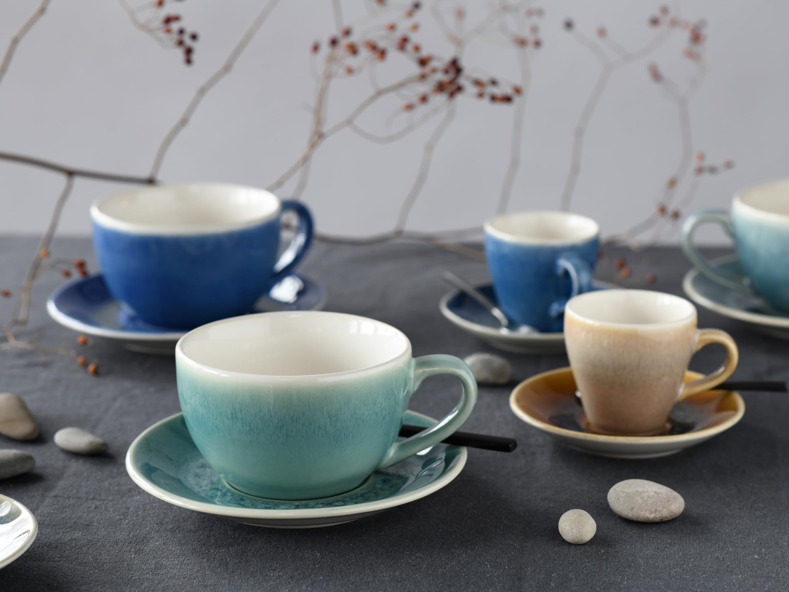 Creatable, 24336, Serie Caldera, 16-teiliges Geschirrset für 4 Personen