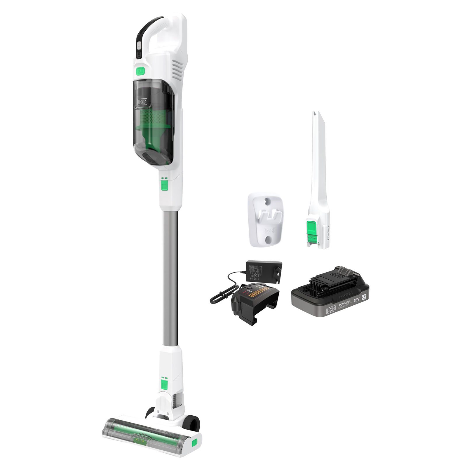 Black + Decker REVSV18D1 Akku Staubsauger LED-Bodendüse Bodensensor Black + Decker REVSV18D1 Akku Staubsauger LED-Bodendüse Bodensensor
