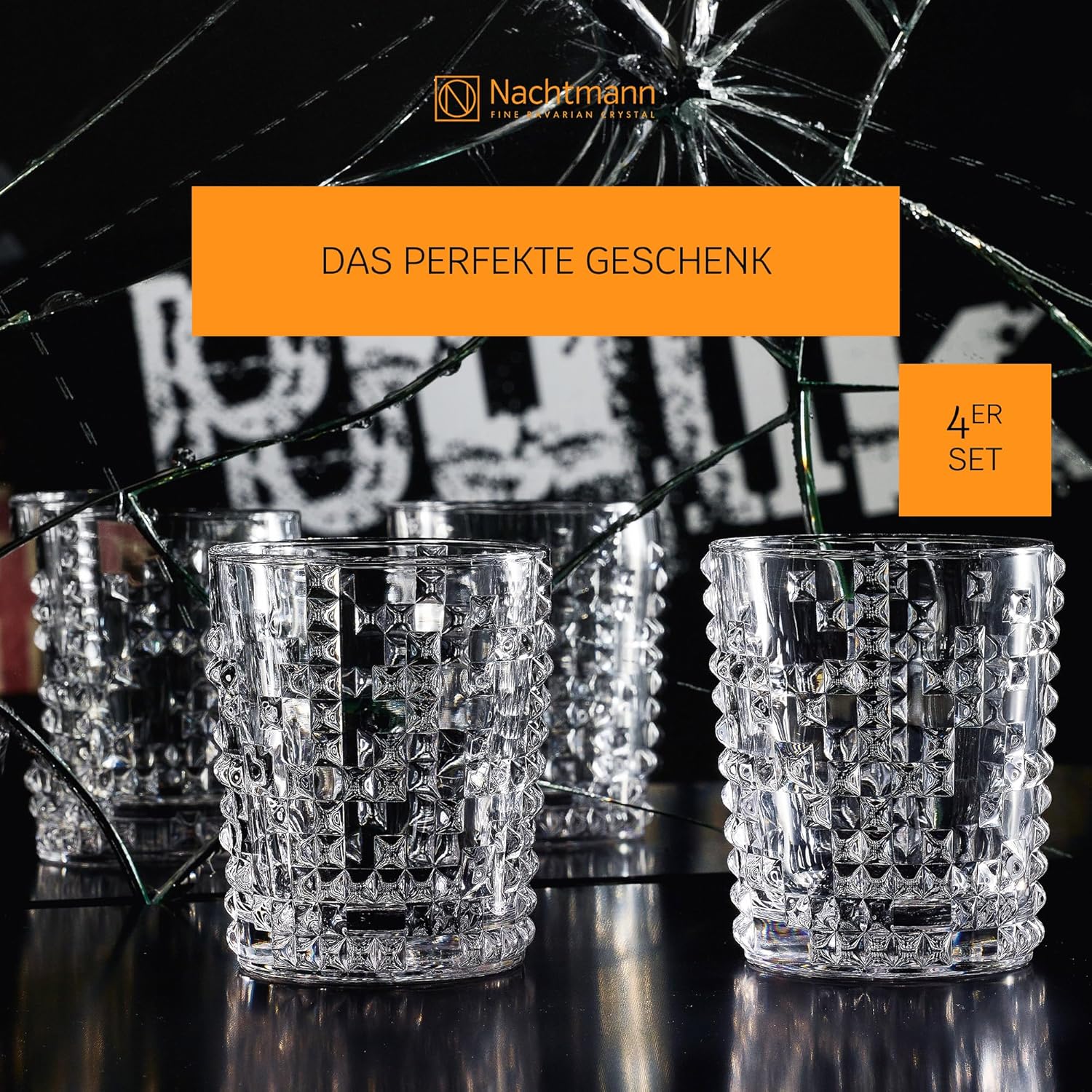 Nachtmann Whiskygläser Punk 4-teilig