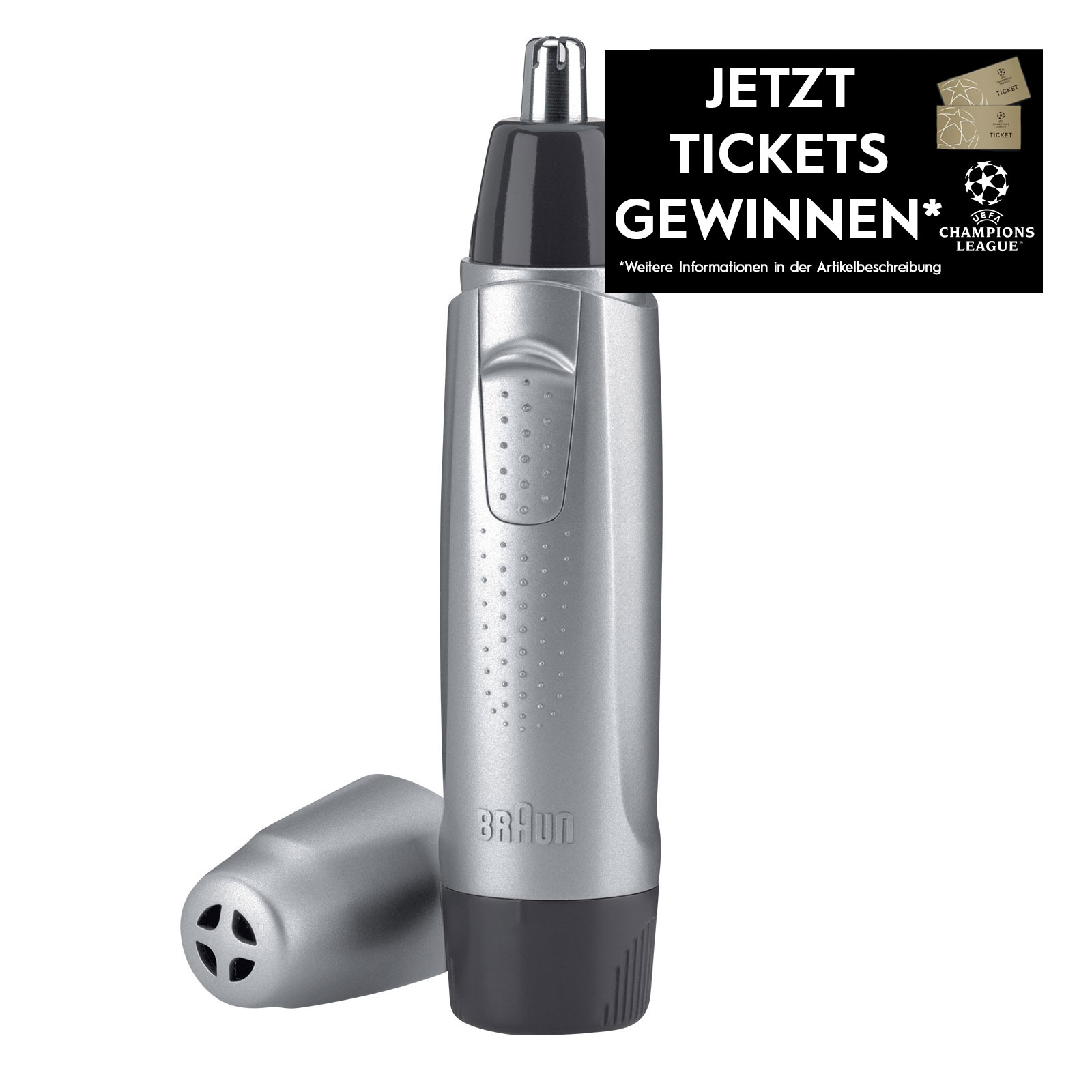 Braun EN 10, Ohr- Nasenhaarschneider, rotierendes Klingensystem, abwaschbar