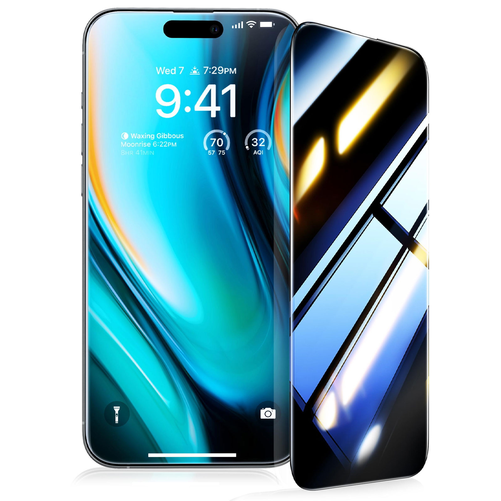 Torras Install Master Privacy screen protector für iPhone 16 Pro Black