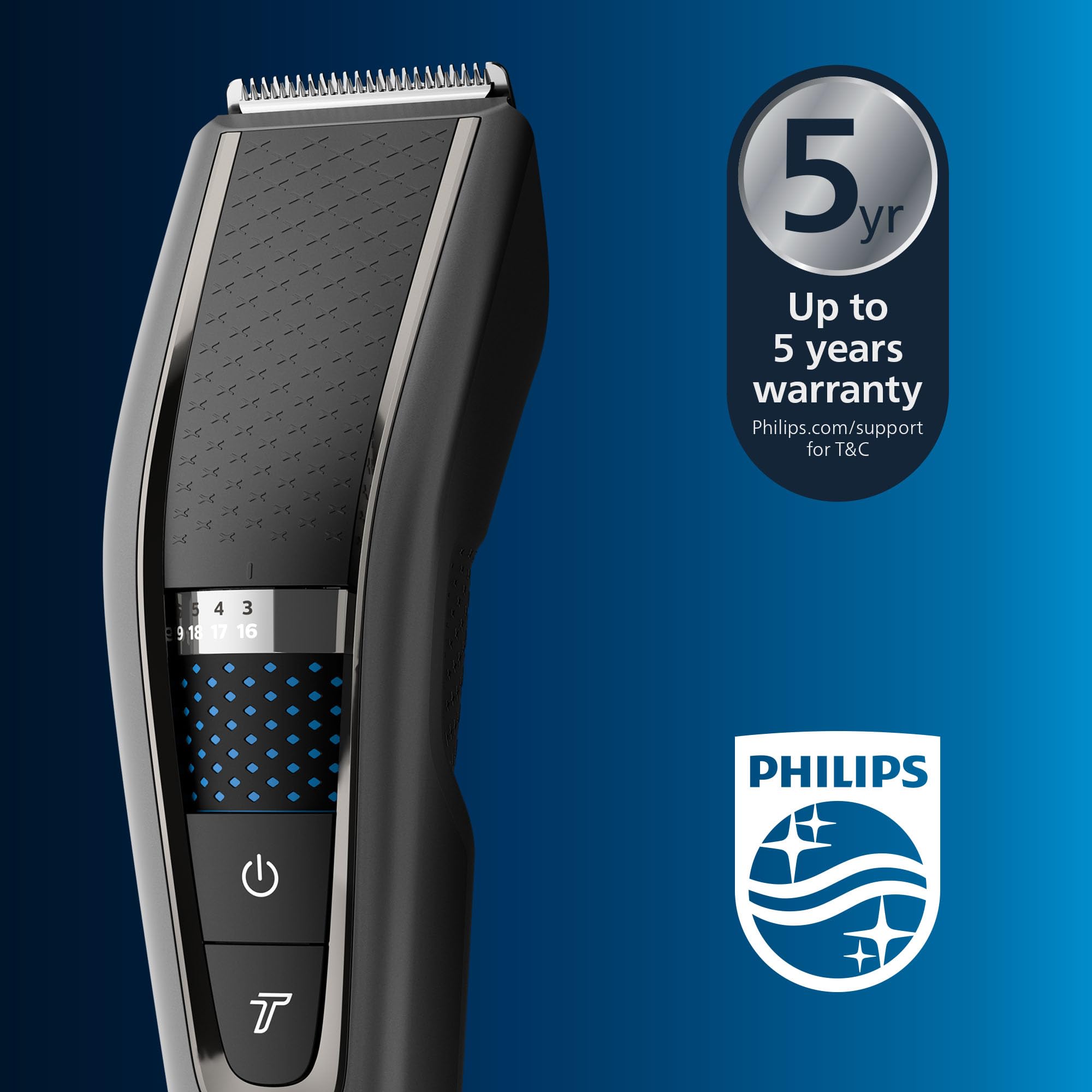 Philips Series 7000 Haarschneider mit Trim-n-Flow-Technologie HC7650/15