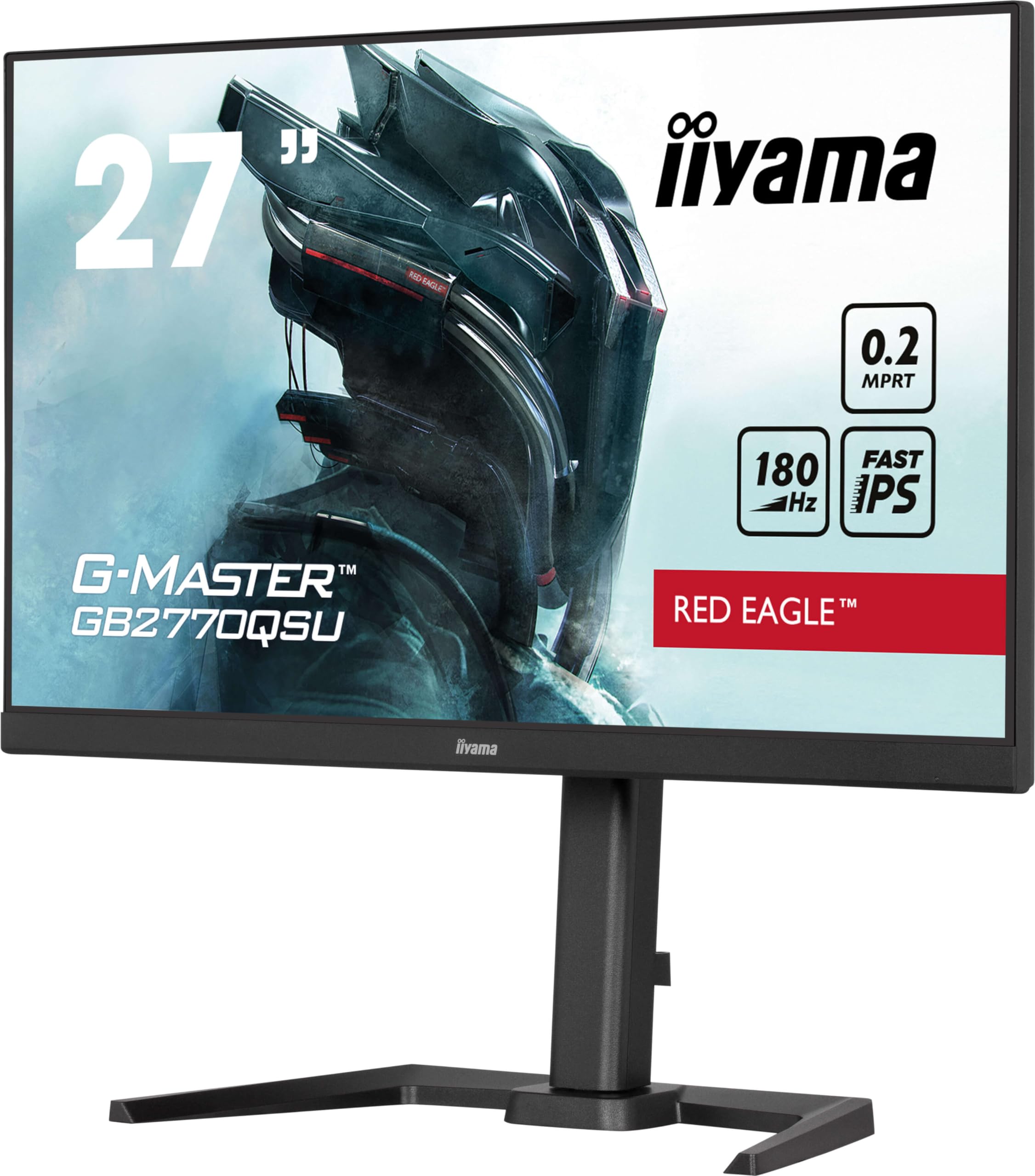 iiyama G-Master Red Eagle GB2770QSU-B6 68,6cm 27" Fast-IPS LED Gaming Monitor