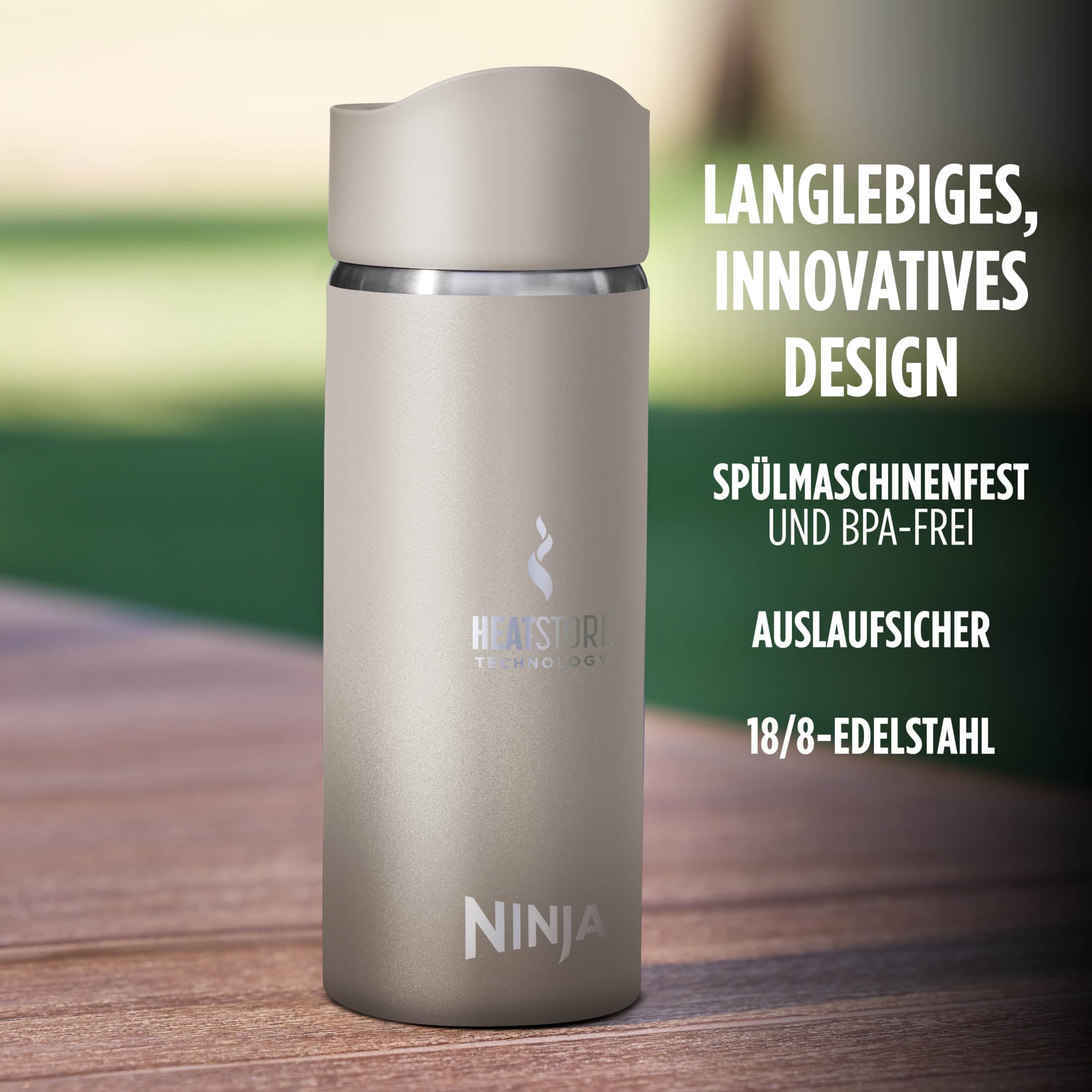 Ninja 400 ml Sip Perfect Trinkflasche für Heißgetränke