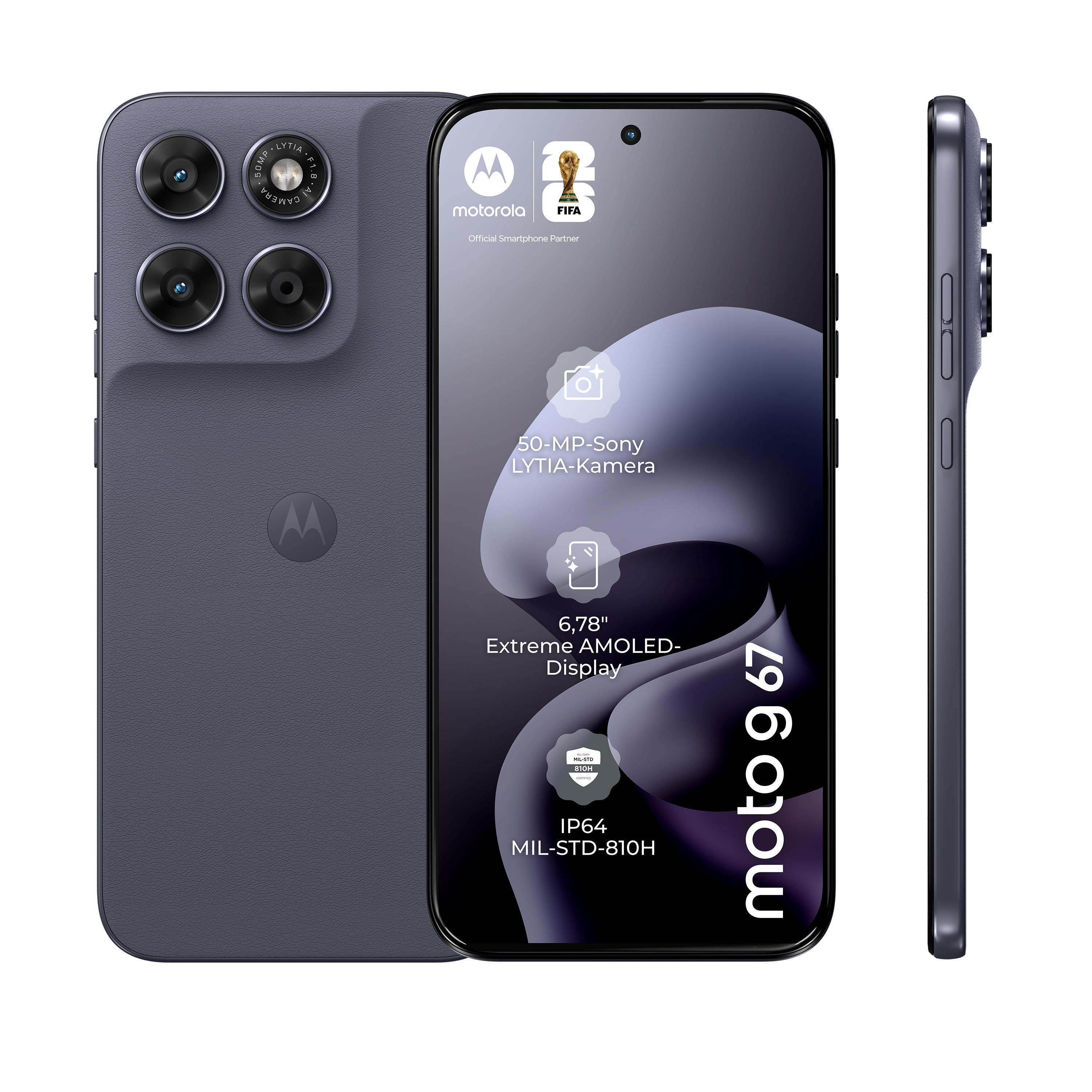 Motorola G67 4 GB + 128 GB 5G PANTONE® Arctic Seal Smartphone