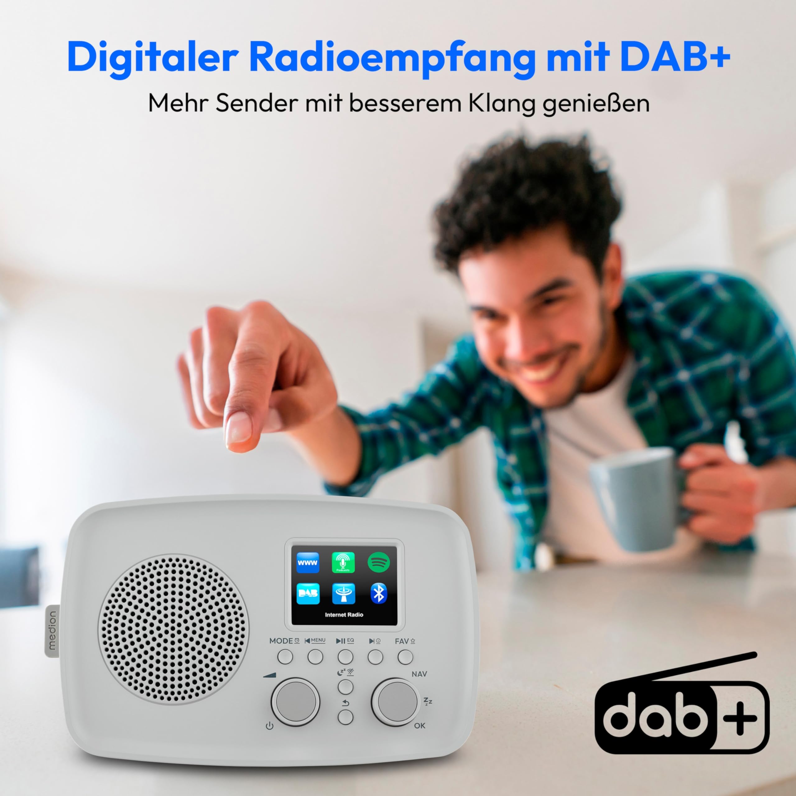 MEDION Internetradio mit DAB+ Life IRE-1