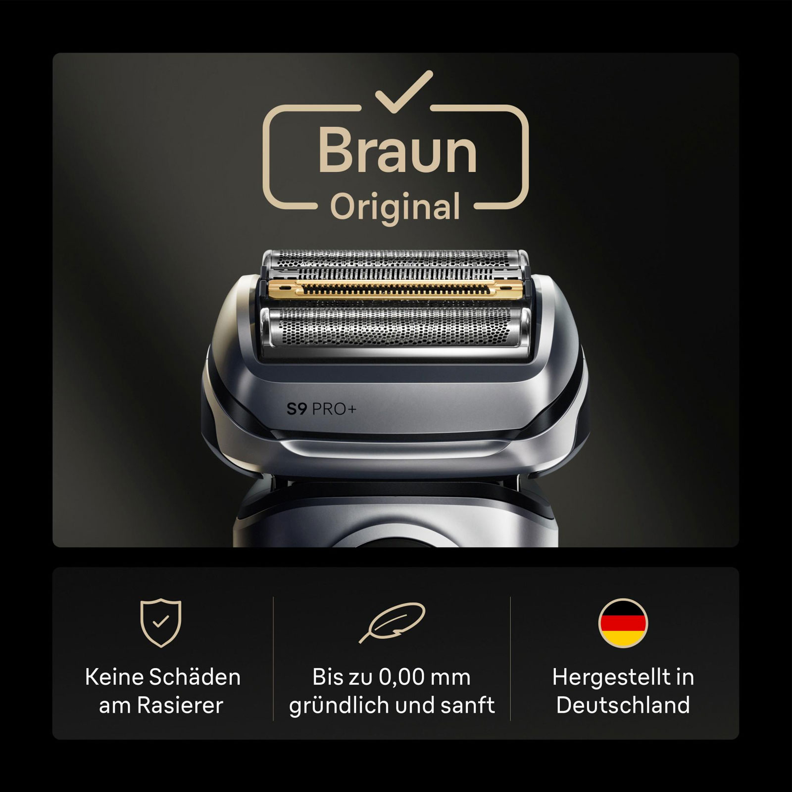 BRAUN Series 9 PRO+ 96M Scherkopf (kompatibel mit allen Series 9 Rasierern)