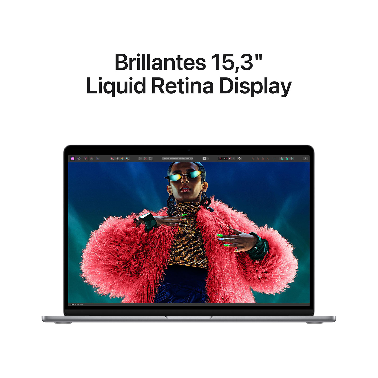 Apple MacBook Air, 15 Zoll, 2024, Space Grau, M3, 8-Core CPU, 10-Core GPU, 8 GB, 512 GB SSD