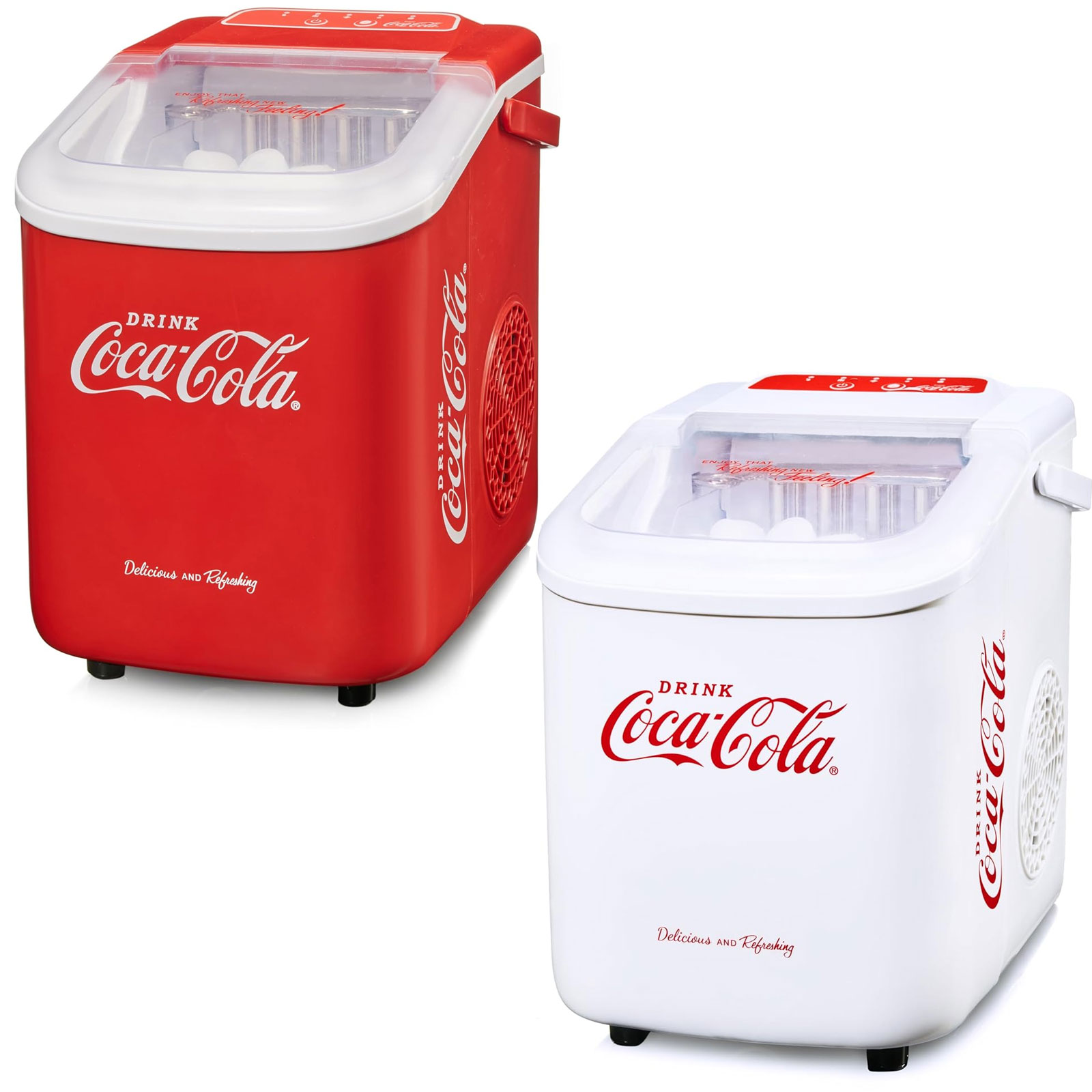 SALCO SEB-28CC COCA-COLA® Eiswürfelbereiter, Rot