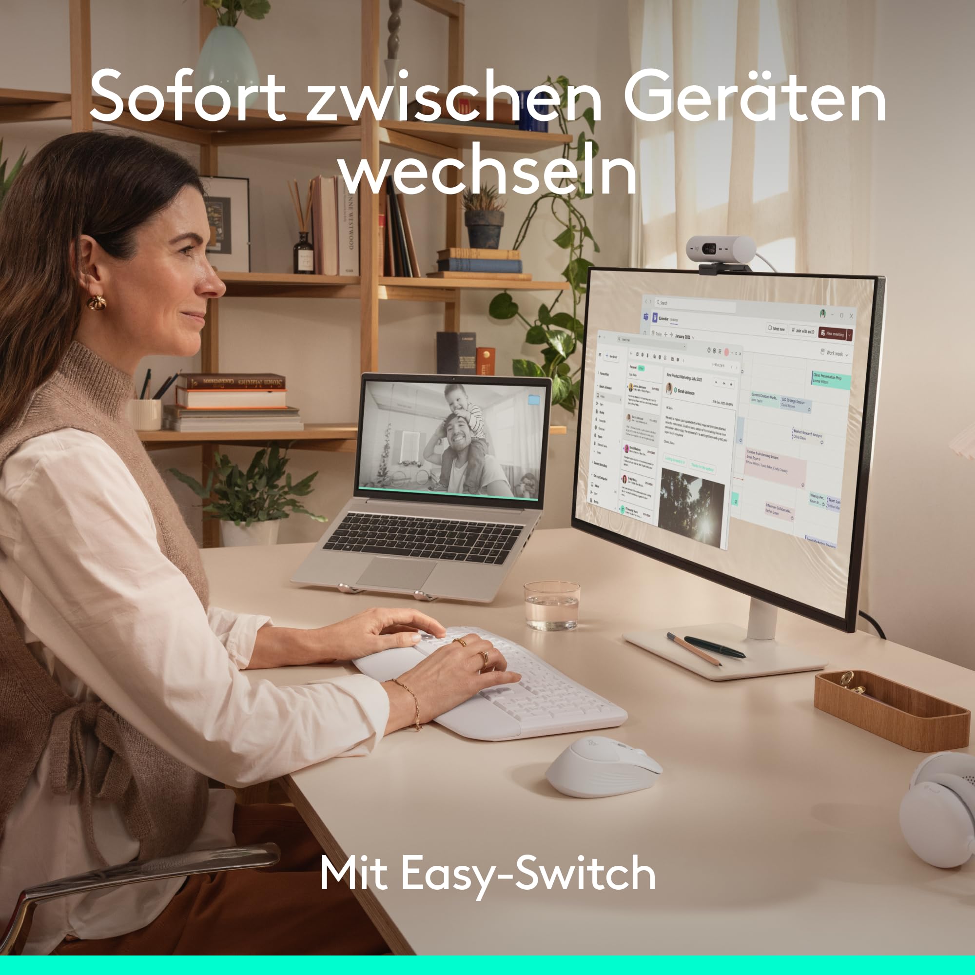 Logitech Signature Comfort Plus M850 L kabellose Maus