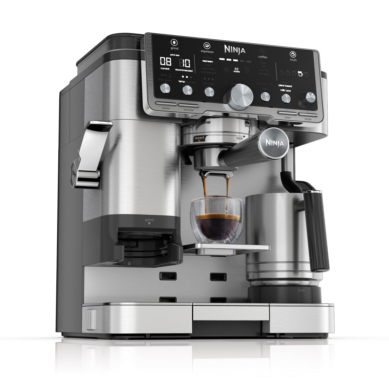 Ninja ES701EU Luxe Café Pro Siebträger-Espressomaschine Ninja ES701EU Luxe Café Pro Siebträger-Espressomaschine