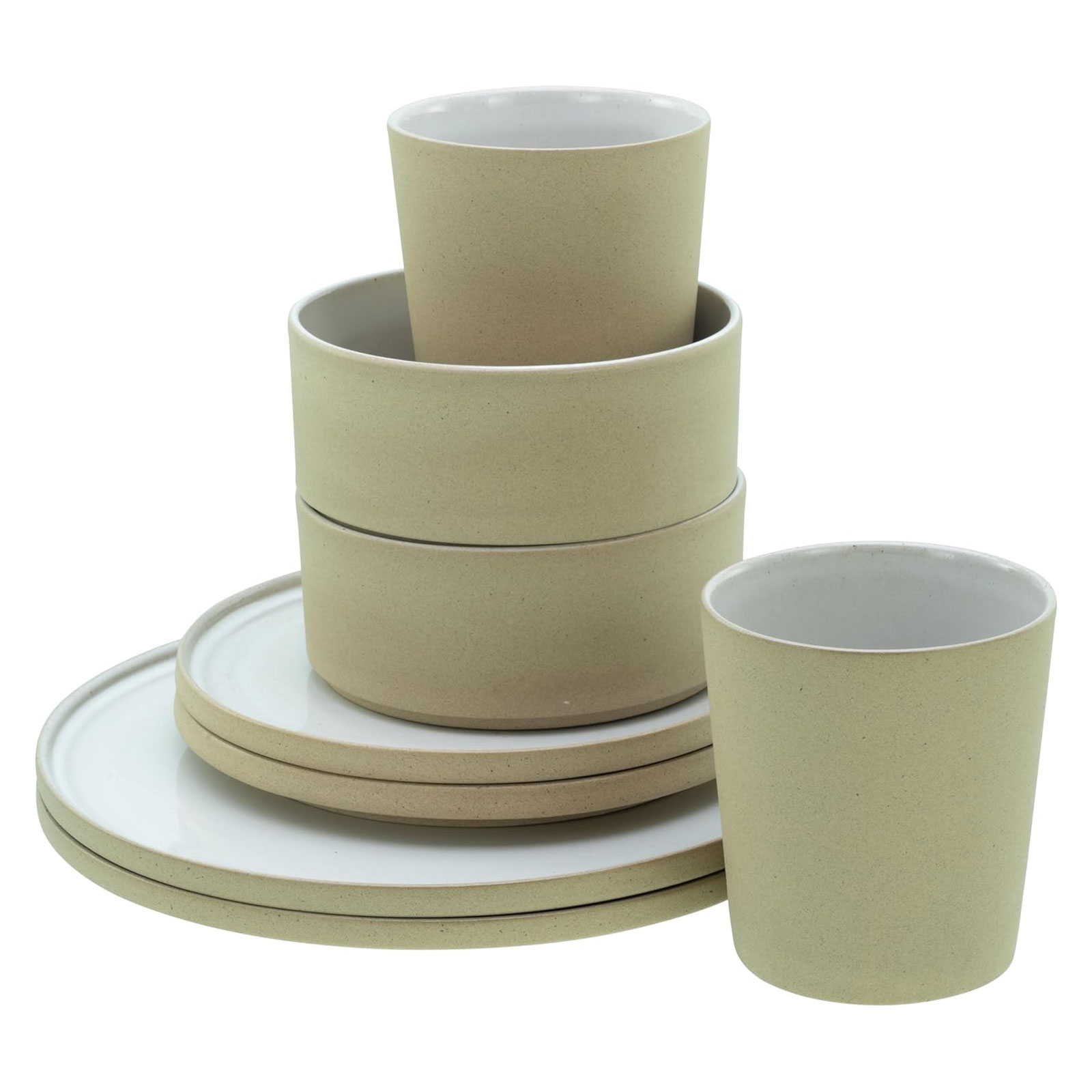 CreaTable Futuro 21533 Kombiservice Set, 8-teilig