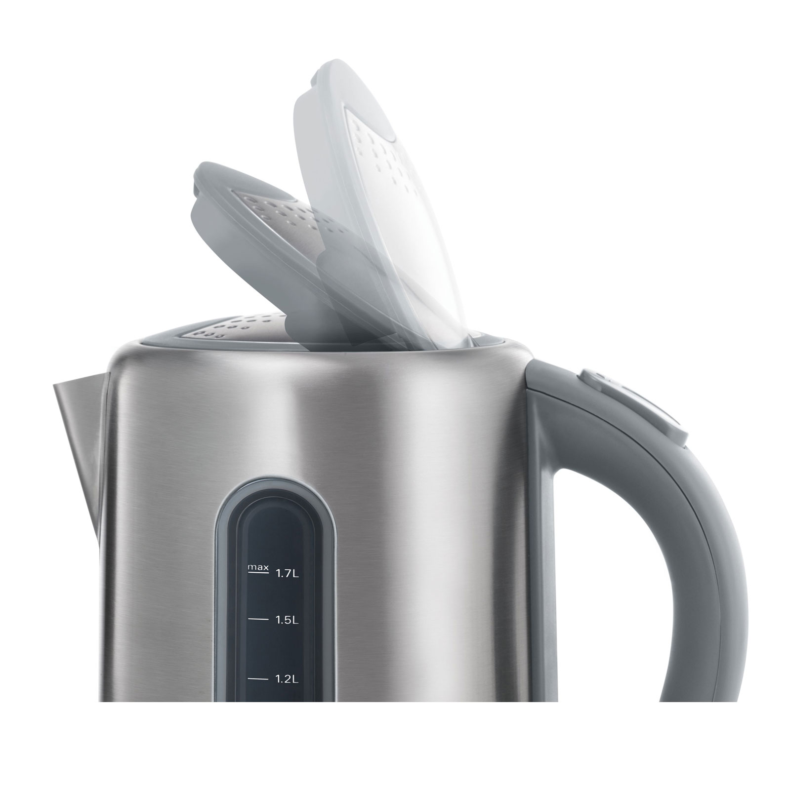 Bosch TWK7901 Wasserkocher Edelstahl/hellgrau