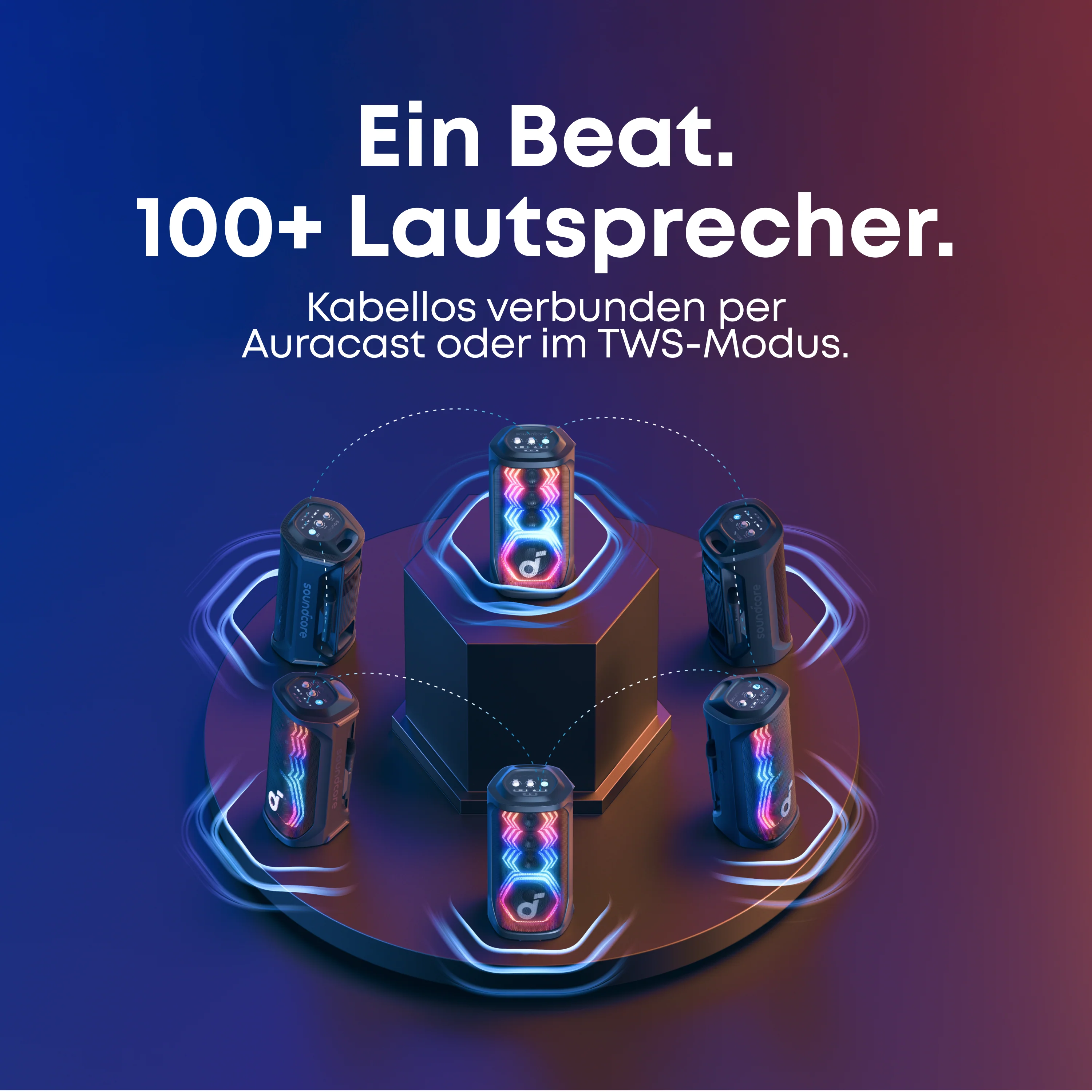 Soundcore Rave 3S schwarz Partylautsprecher (200W, KI)