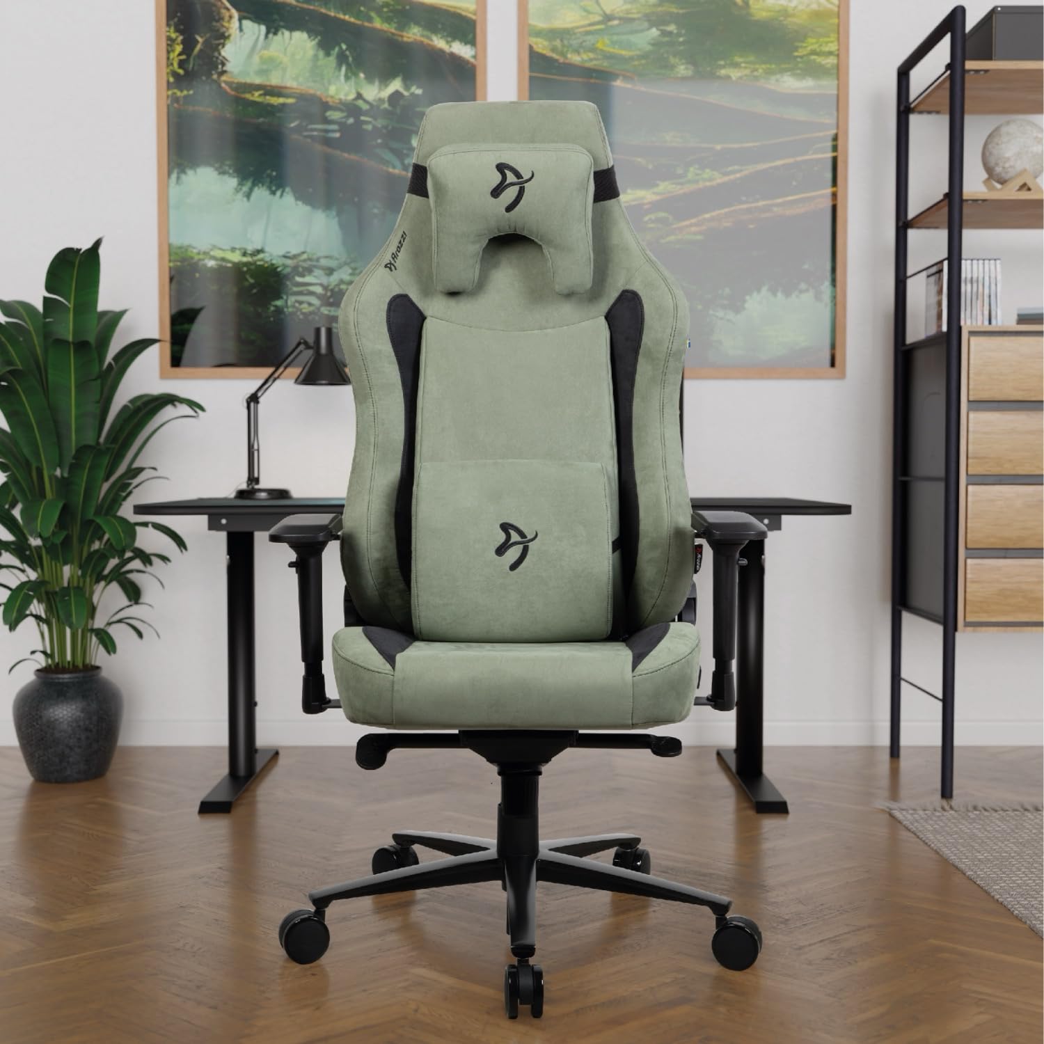 Arozzi Vernazza XL Supersoft Gaming-Stuhl, Forest Green