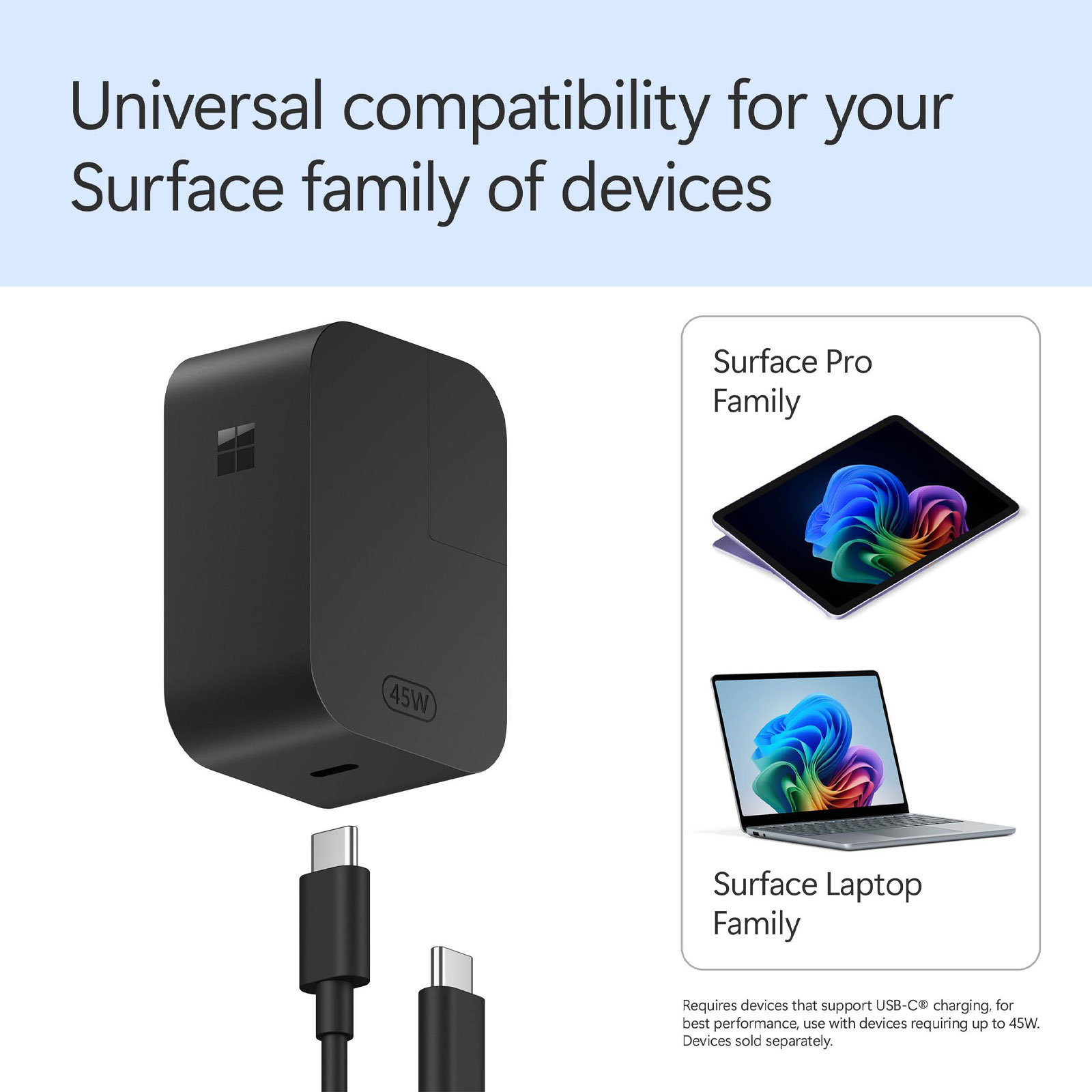 Microsoft Surface 45W USB-C Power Supply