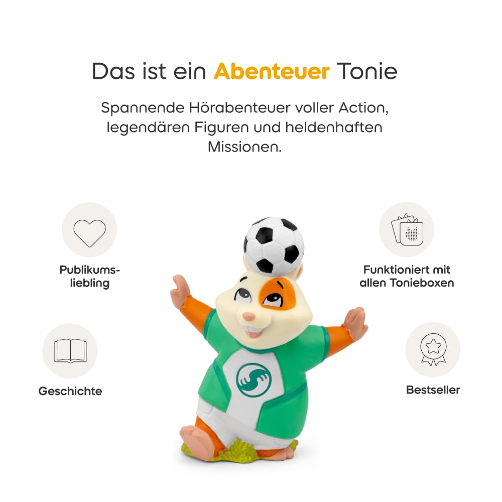 tonies Hörfigur für Toniebox, Tierische Sportsfreunde – Das große Fußballturnier