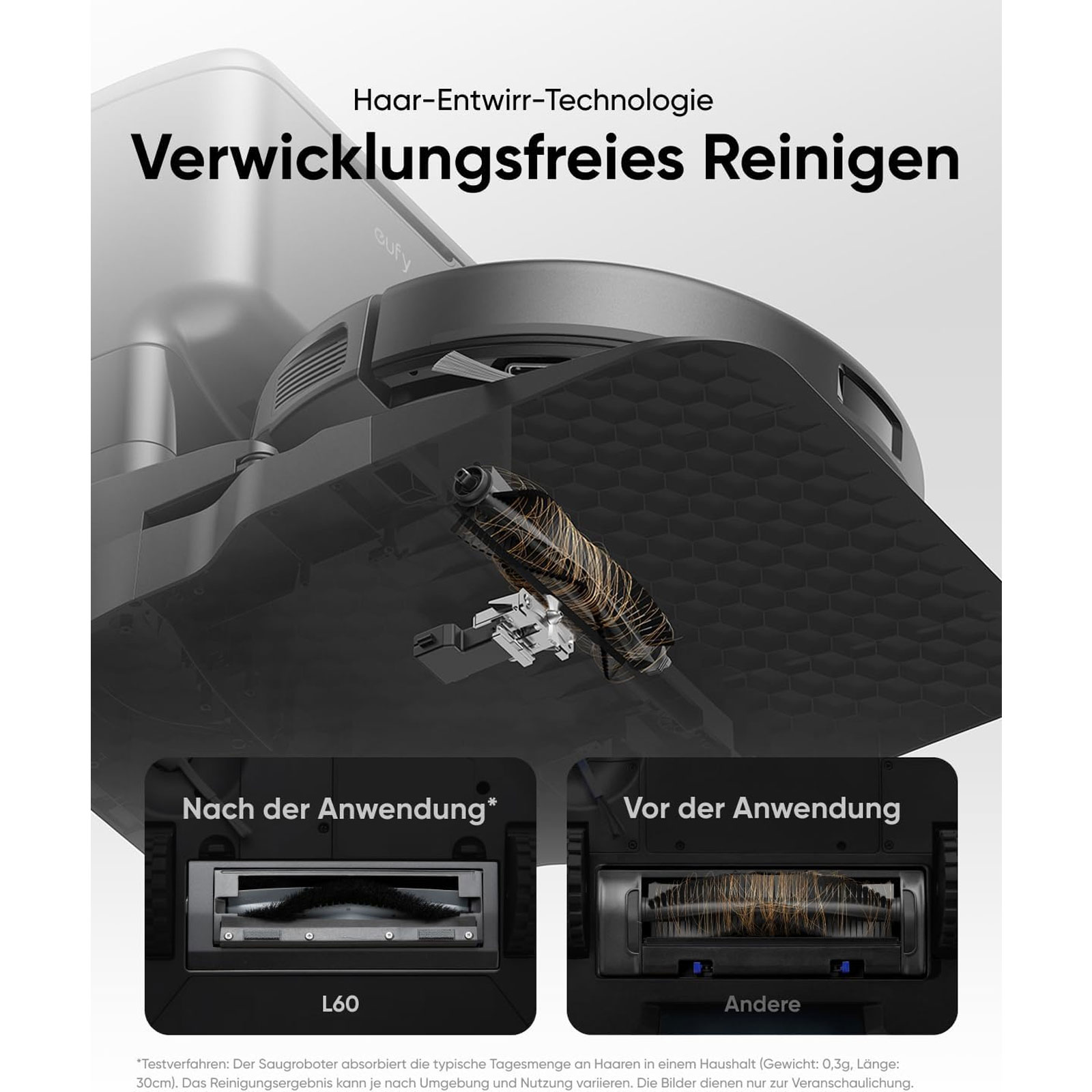Eufy L60 Hybrid SES Saugroboter mit Wischfunktion