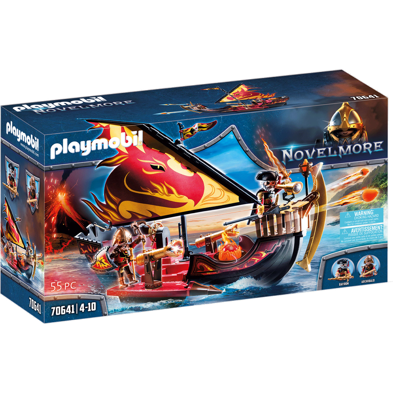 playmobil 70641 Novelmore Burnham Raiders Feuerschiff