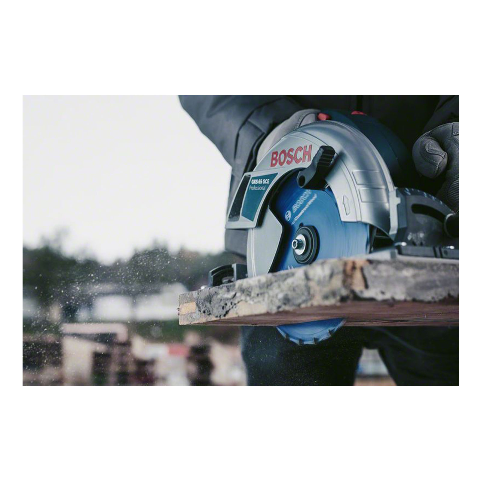 Bosch Professional Kreissaegeblatt Expert for Construct Wood, 165 x 20 x 2,0 mm, 24