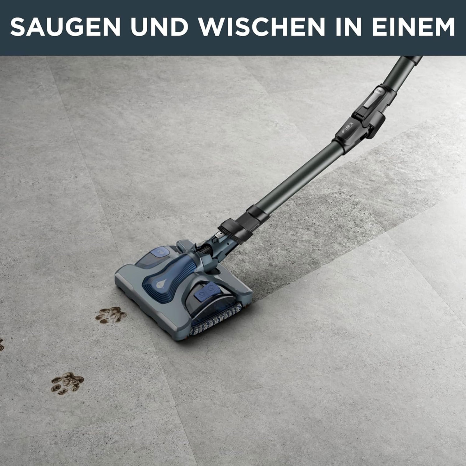 Rowenta RH98C8 X-Force Flex 12.60 Aqua, Akku-Stabstaubsauger