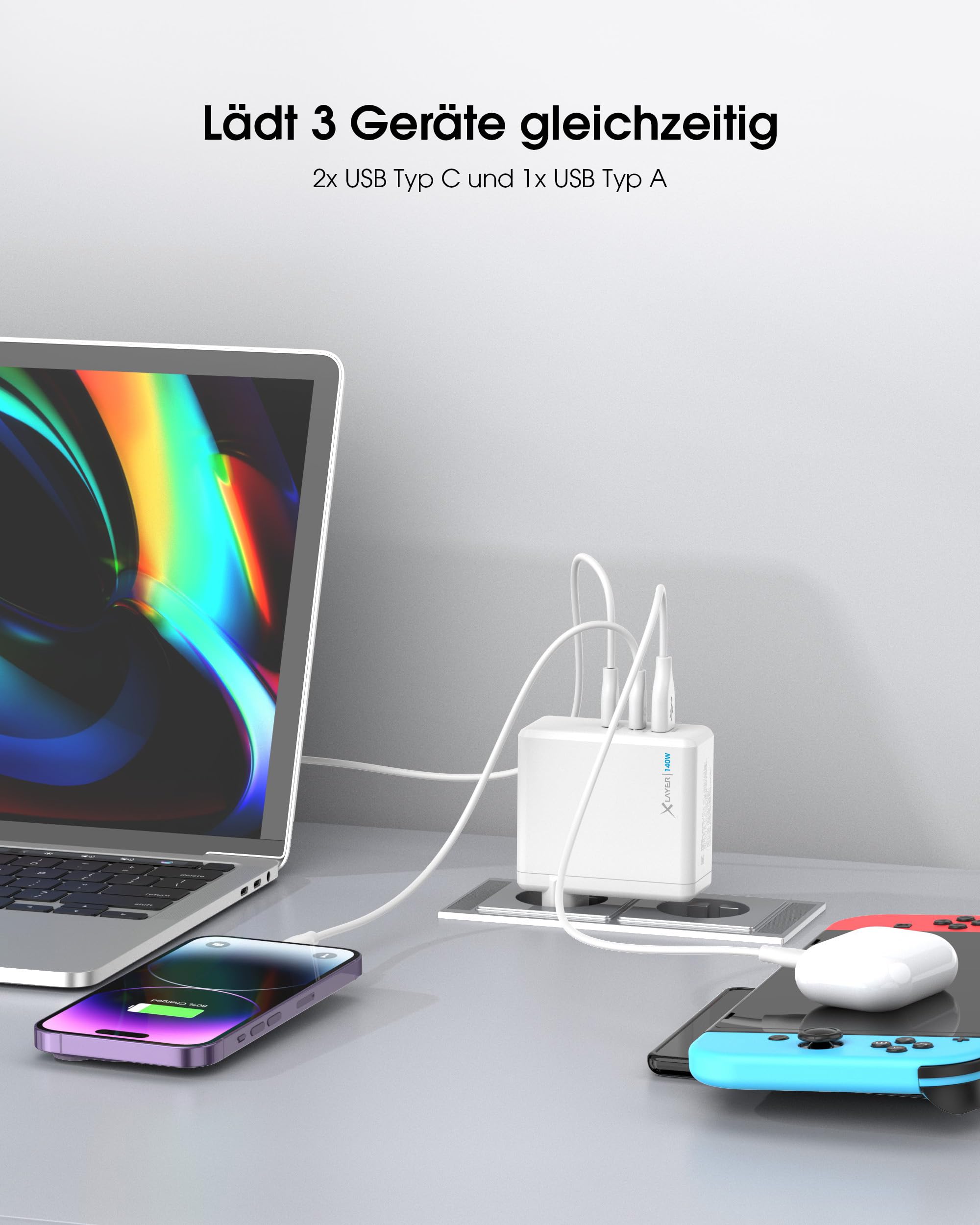 XLayer Powercharger USB-C Schnellladegerät XLayer Powercharger USB-C Schnellladegerät