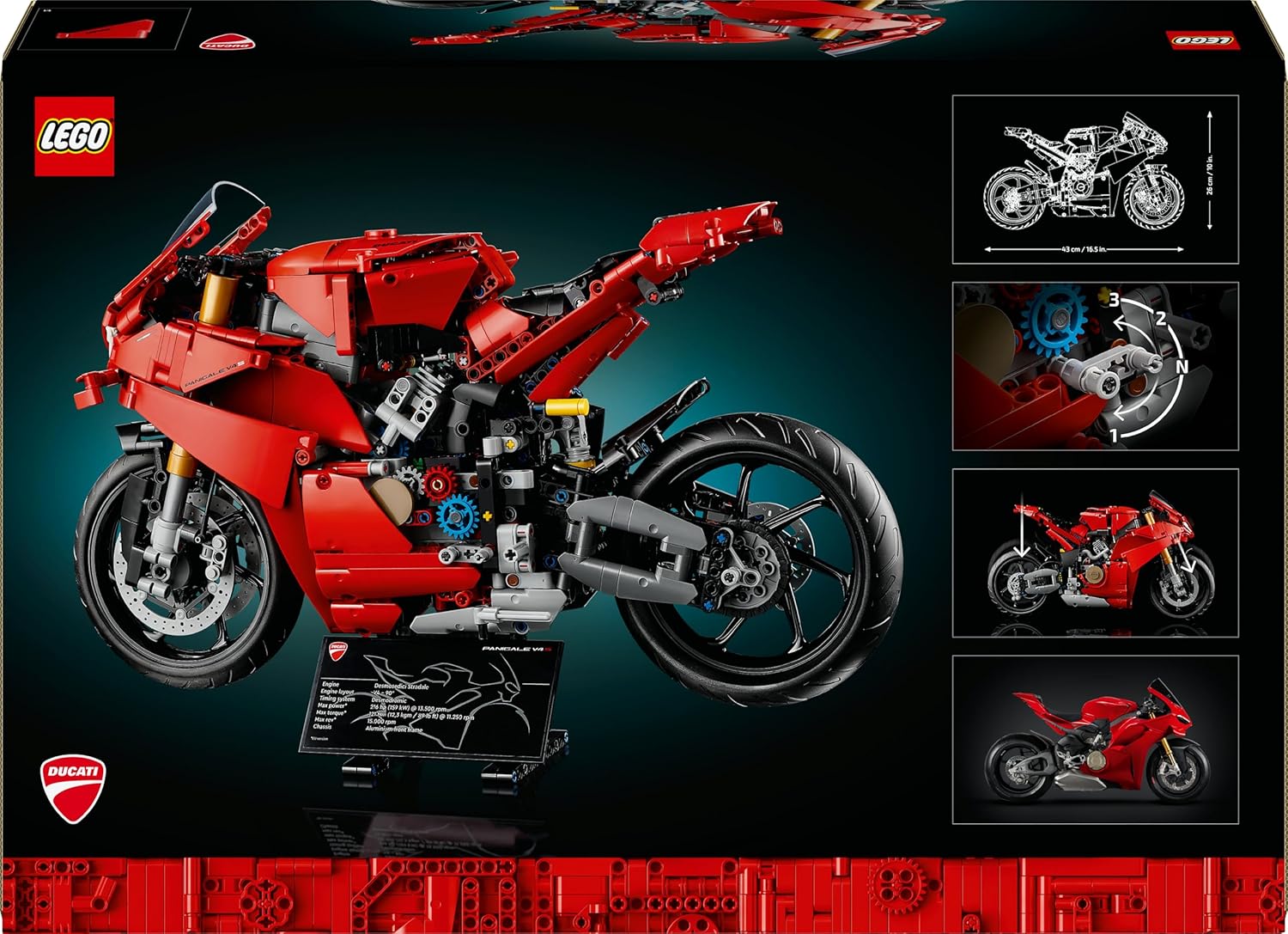 LEGO Technic Ducati Panigale V4 S Motorrad 42202