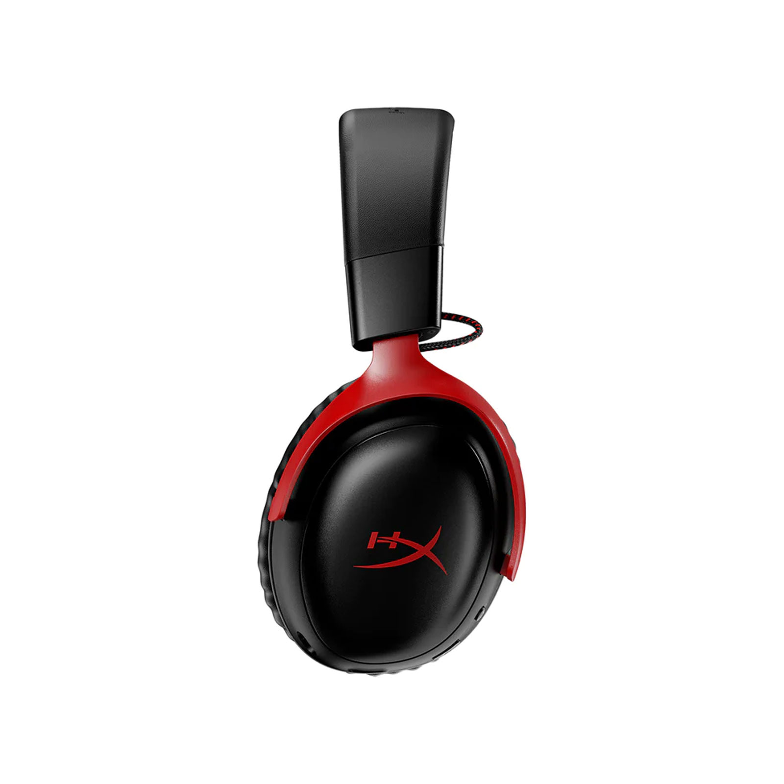 HyperX Cloud III Wireless, Schwarz/Rot Gaming-Headset (Kompatibel mit PC, PS5, PS4, Xbox, Nintendo Switch)