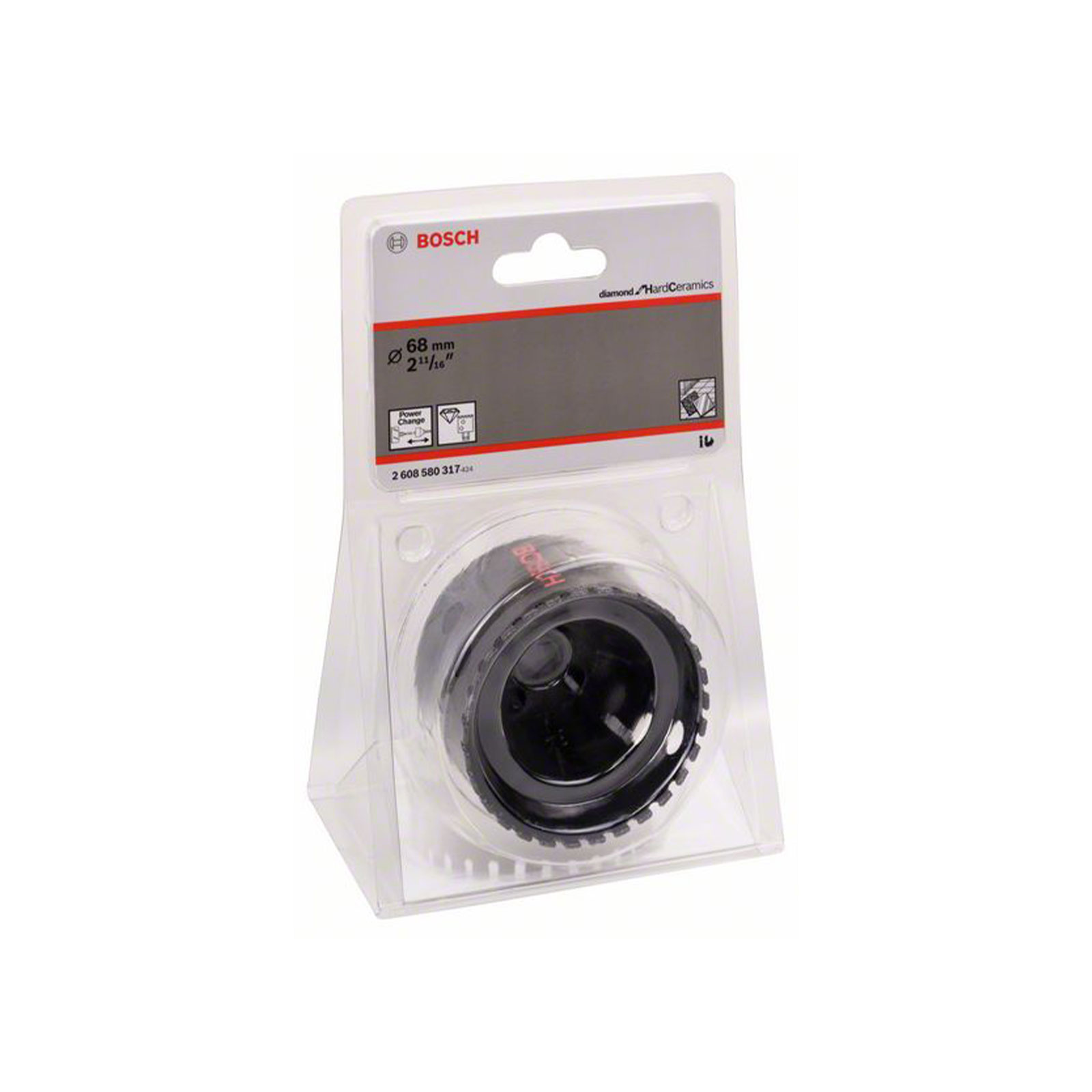 Bosch Professional Diamantlochsaege Diamond for Hard Ceramics, 68 mm, 2 11/16 Zoll Bosch Professional Diamantlochsaege Diamond for Hard Ceramics, 68 mm, 2 11/16 Zoll
