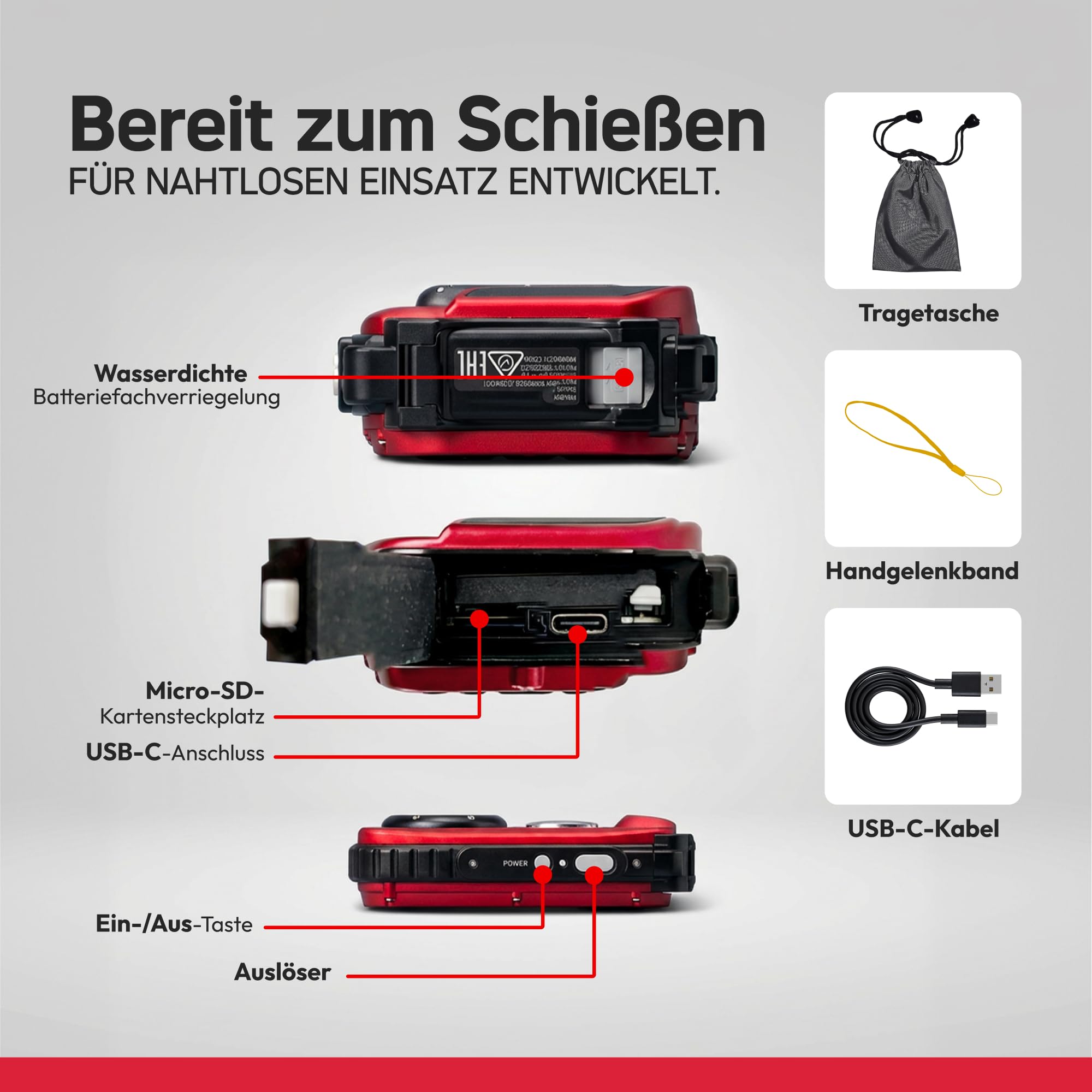 AGFA Photo Realishot WP6000 – wasserdichte Digitalkamera