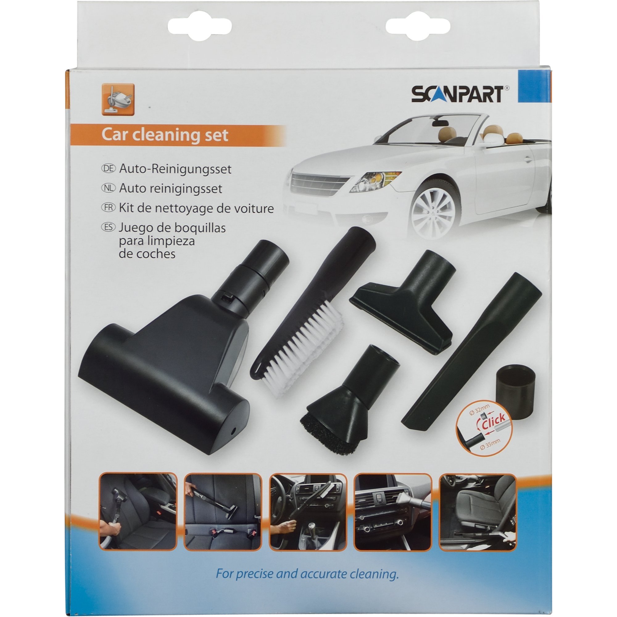 Scanpart 1190000104 Universal Autopflegeset, Durchmesser 35 mm
