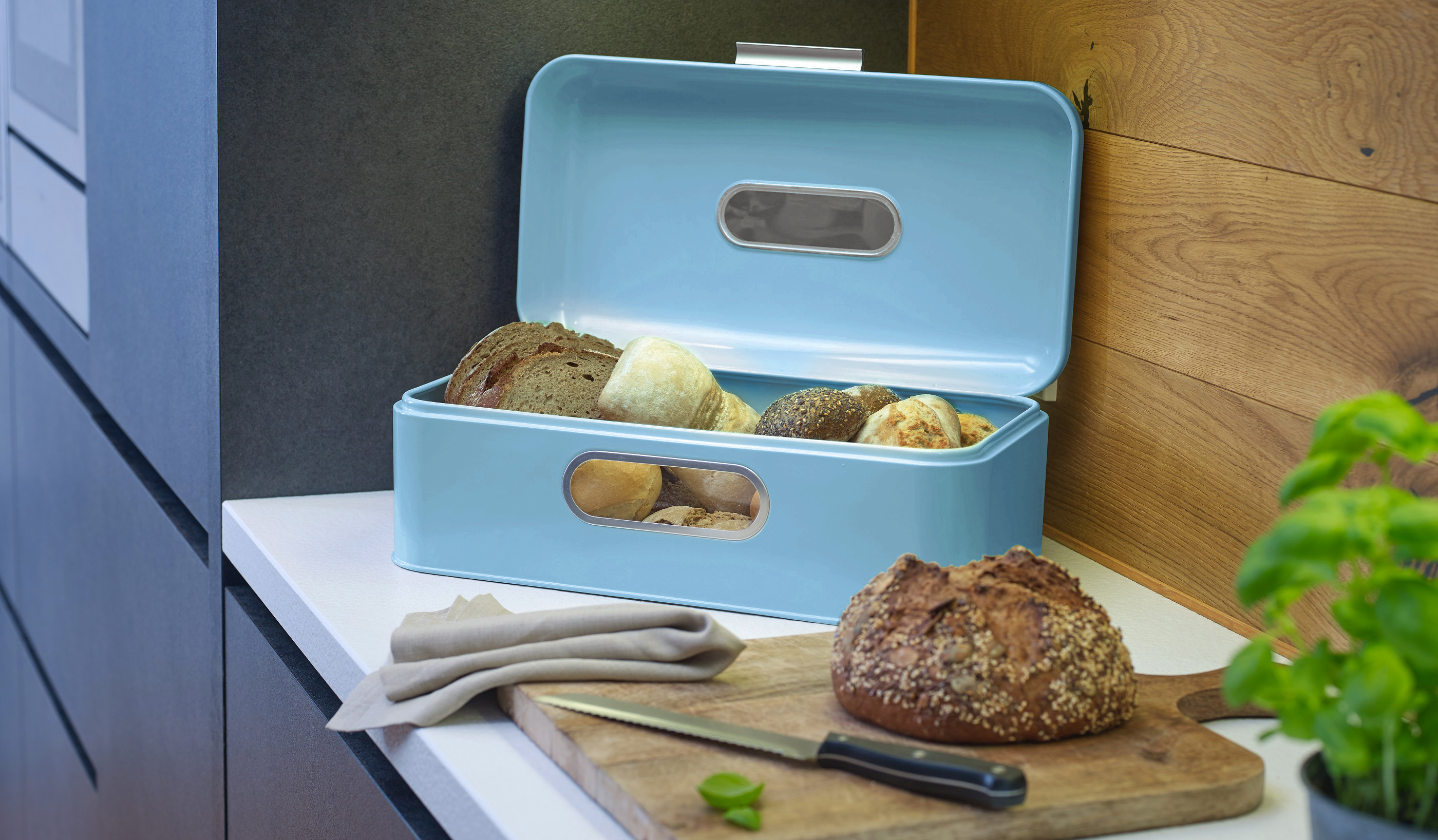 Echtwerk Brotkasten "Retro" aus Metall