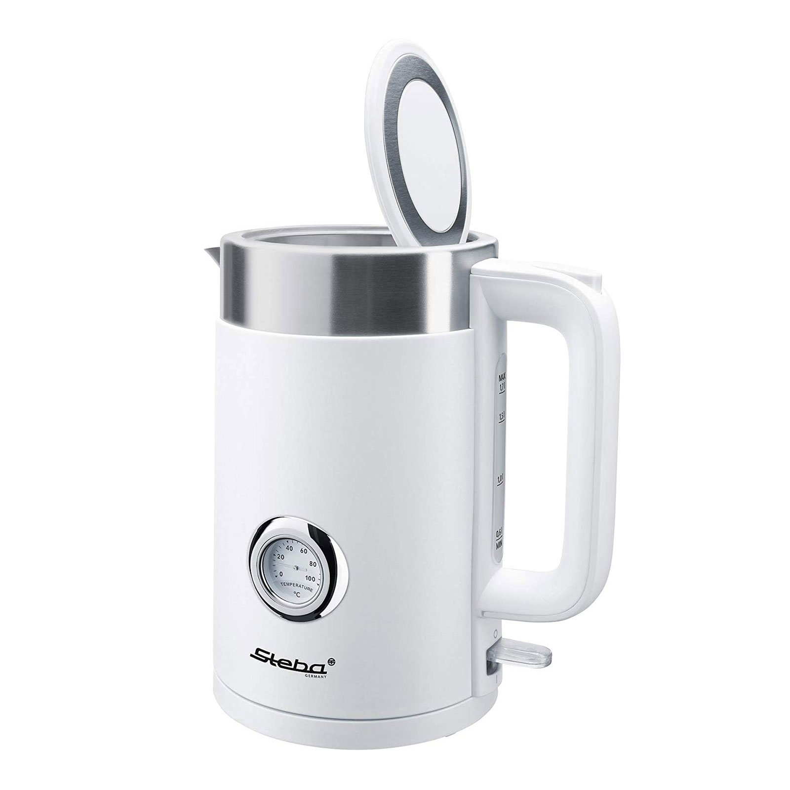 STEBA WK 10 Bianco Wasserkocher weiß / Edelstahl STEBA WK 10 Bianco Wasserkocher weiß / Edelstahl