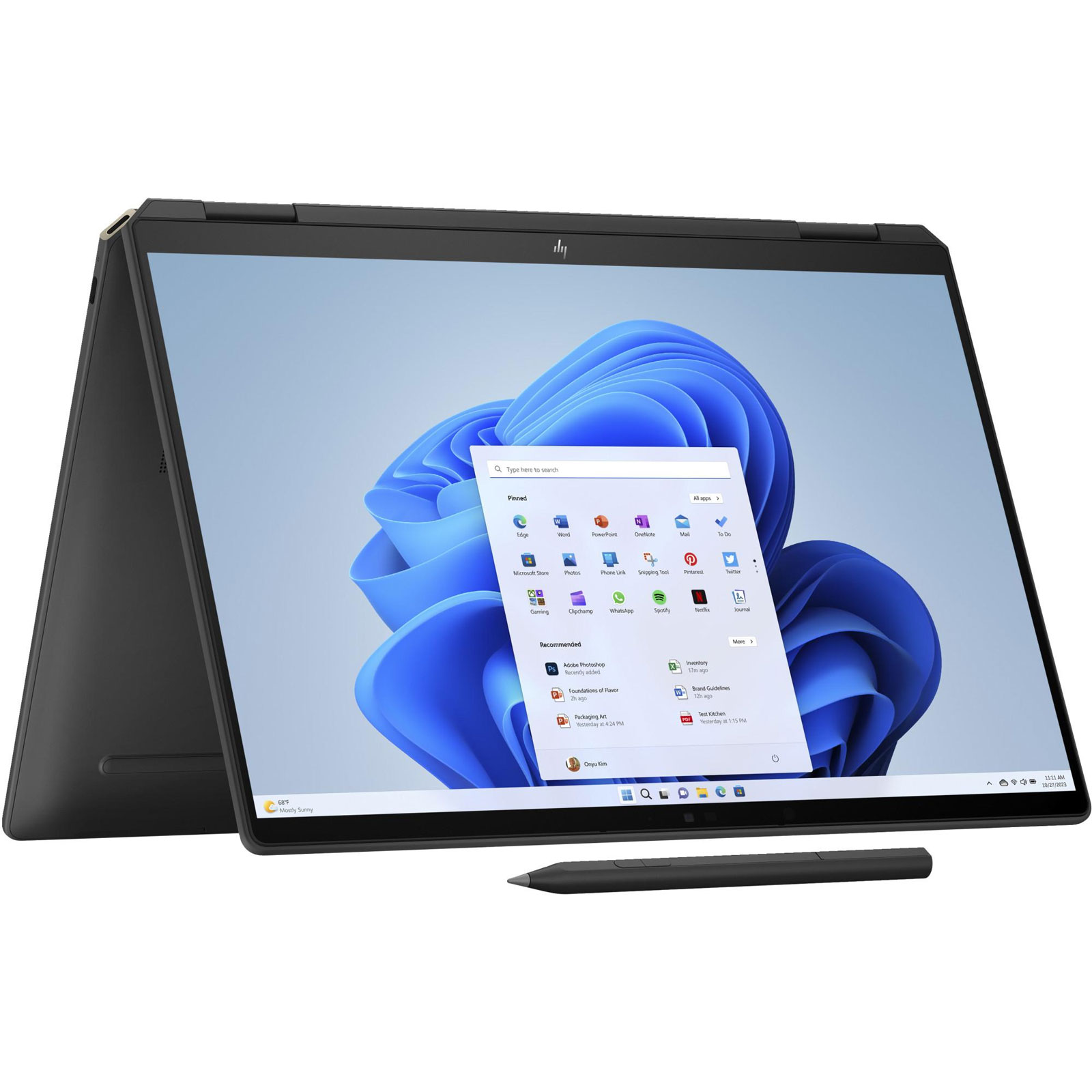 HP Spectre x360 2-in-1 Laptop 14-eu0675ng, 14 Zoll, 2.8K, Intel Core Ultra 7 155H, 32 GB, 1 TB M.2 SSD