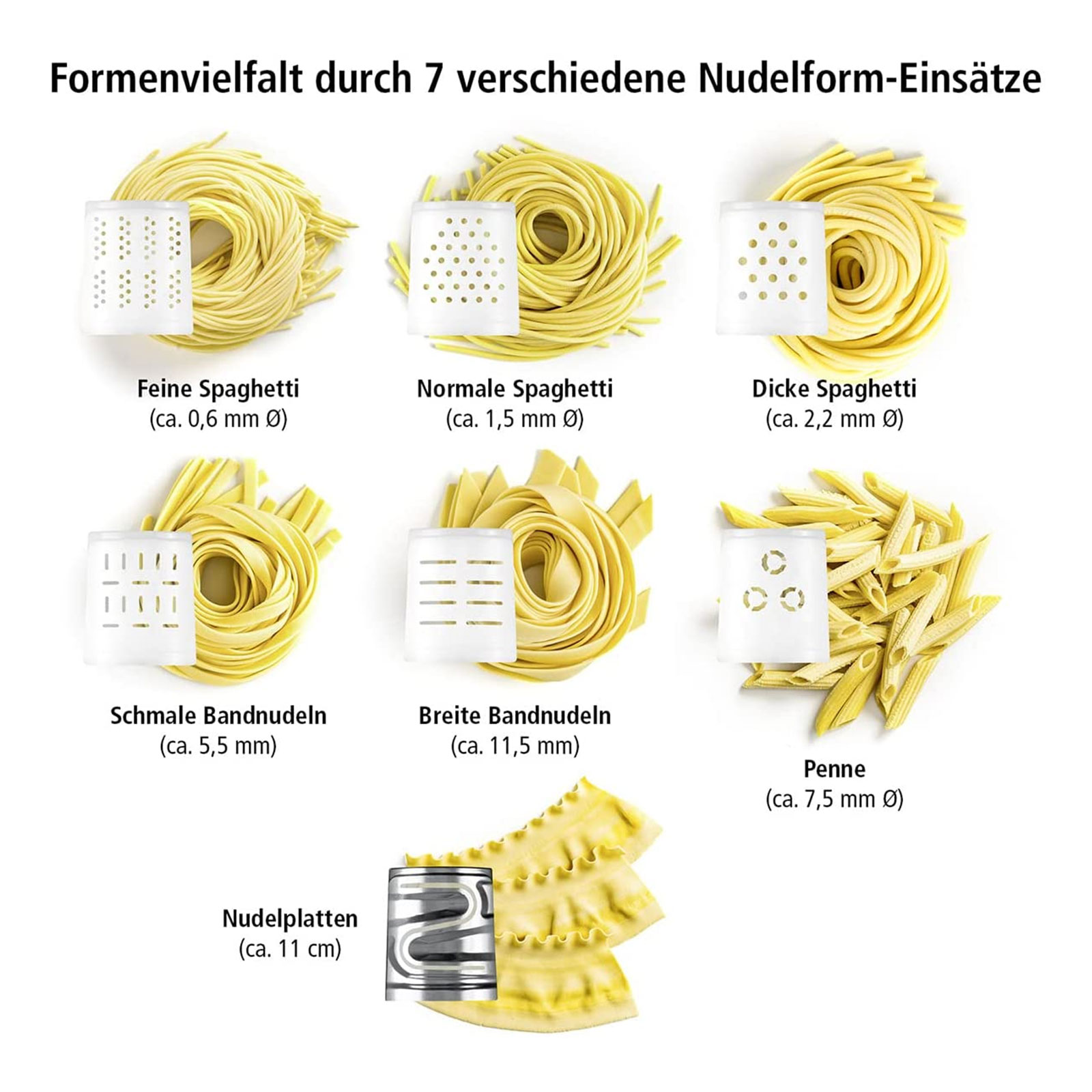 Rommelsbacher PM 220 Pastarella elektrische Nudelmaschine schwarz