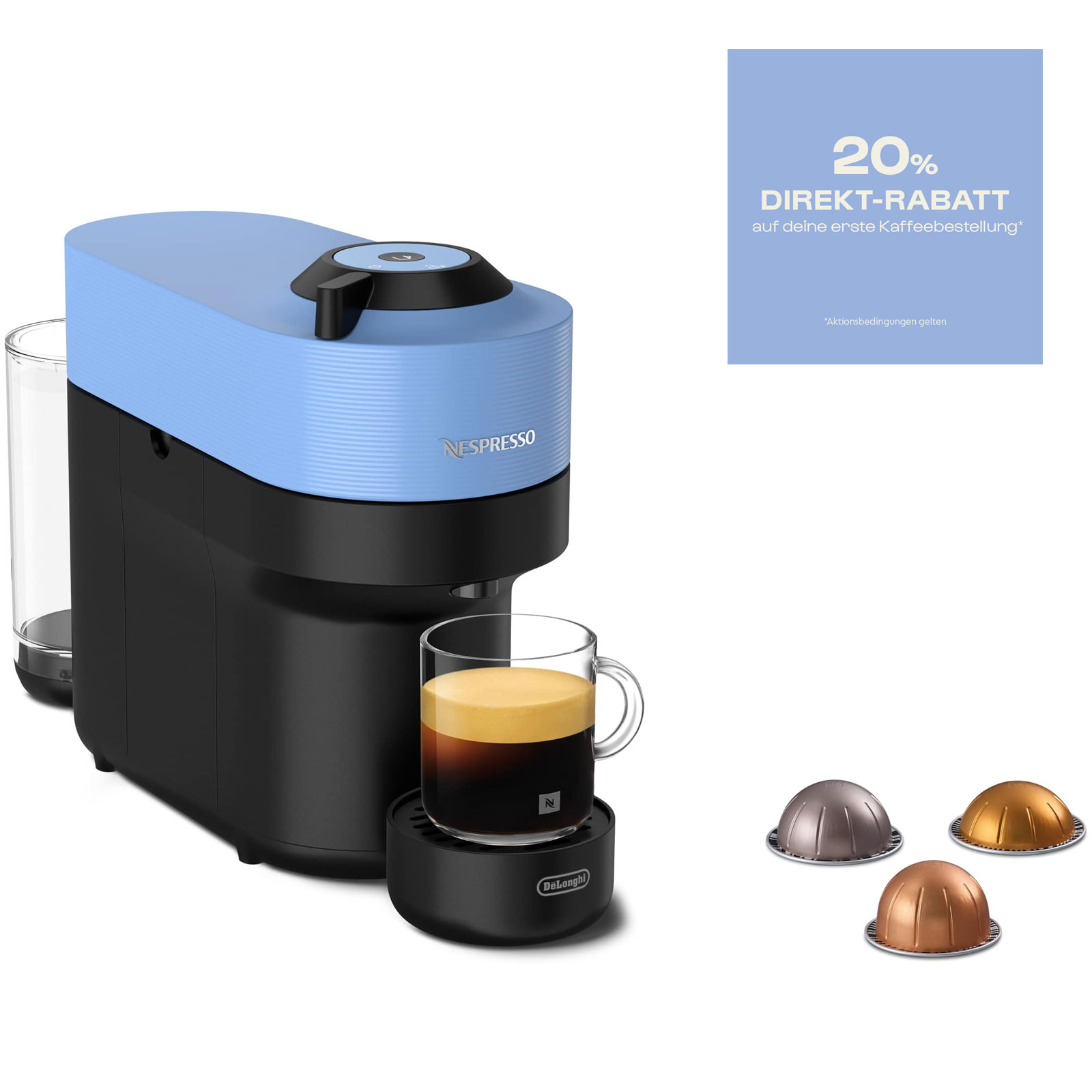 DeLonghi  ENV90.A Vertuo Pop Nespresso Kapselmaschine