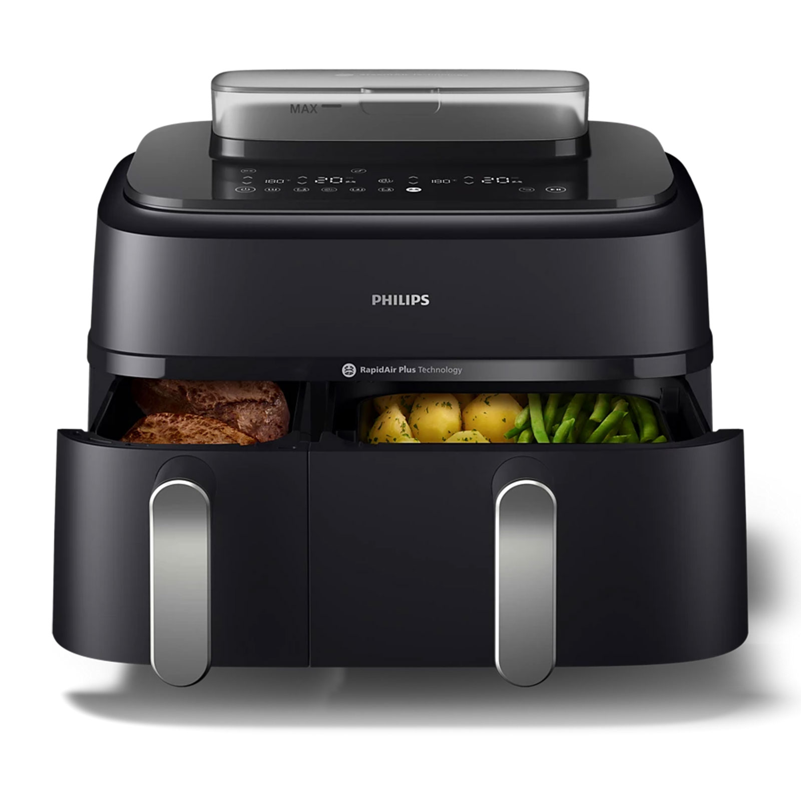 Philips Steam Airfryer NA551/00 5000 Series Doppel-Heißluftfritteuse