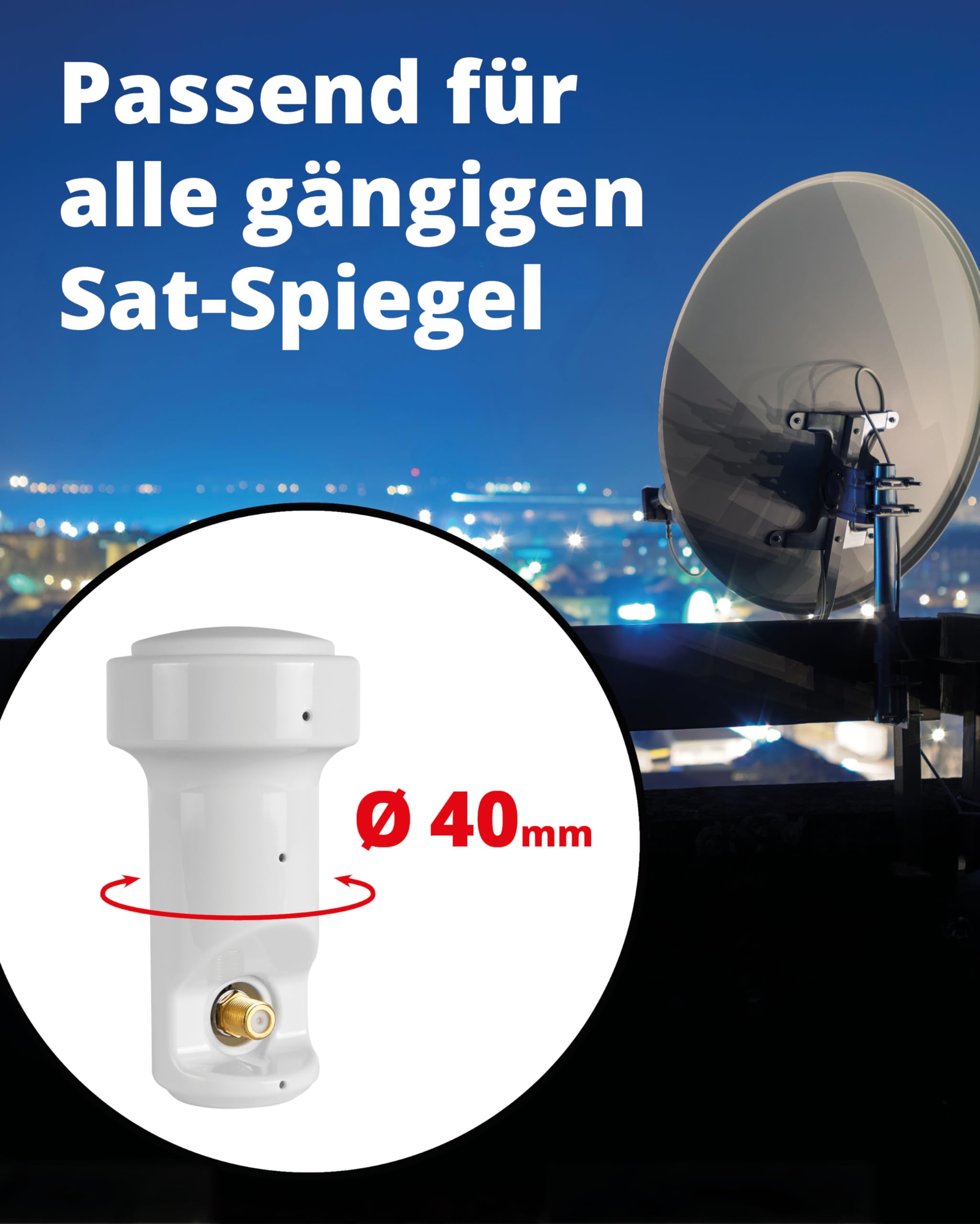 Megasat 0401072 9120622 HD-Profi Single