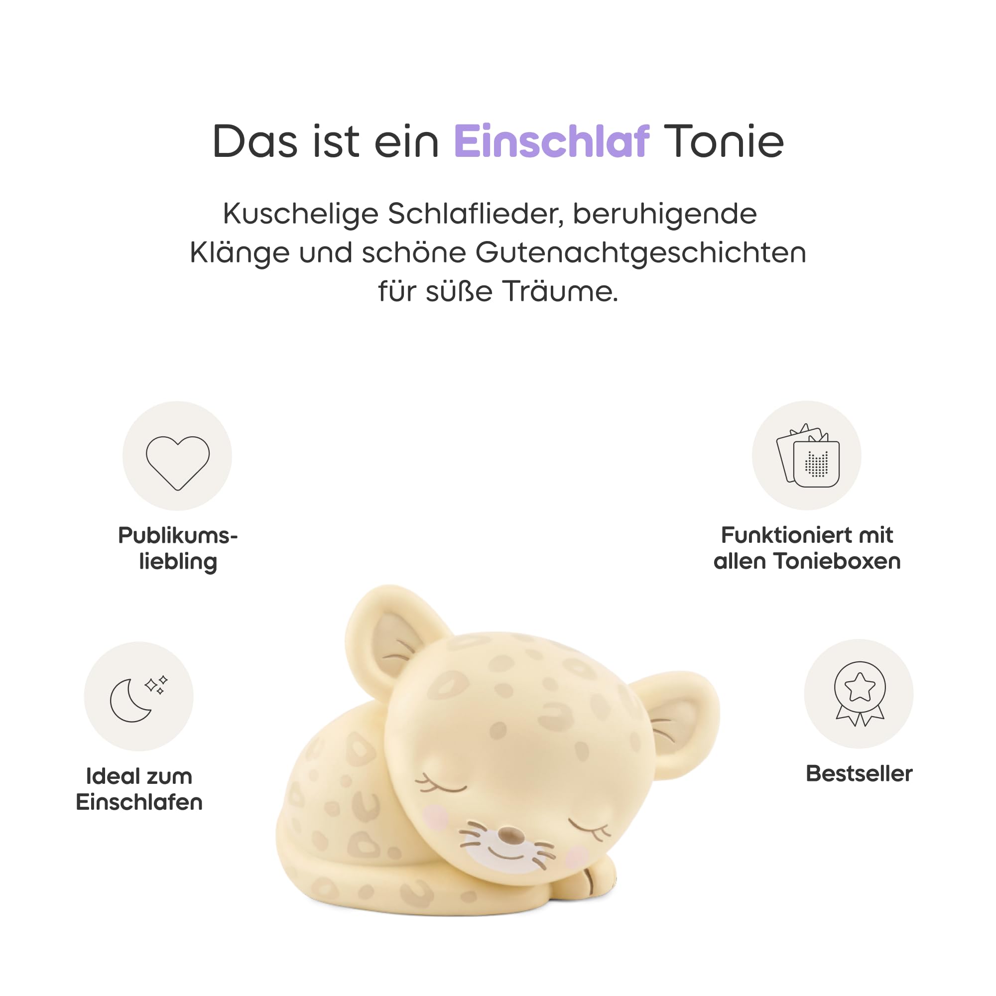 tonies Hörfigur für Toniebox, Schlummerbande – Schlummerjaguar