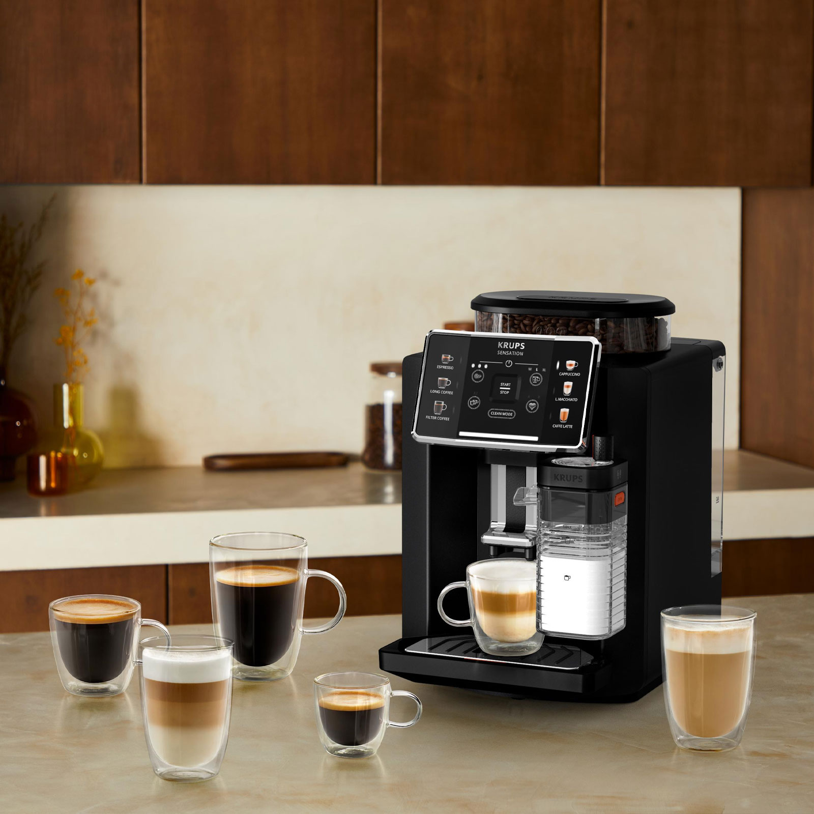 KRUPS Sensation Milk EA9128D Kaffeevollautomat