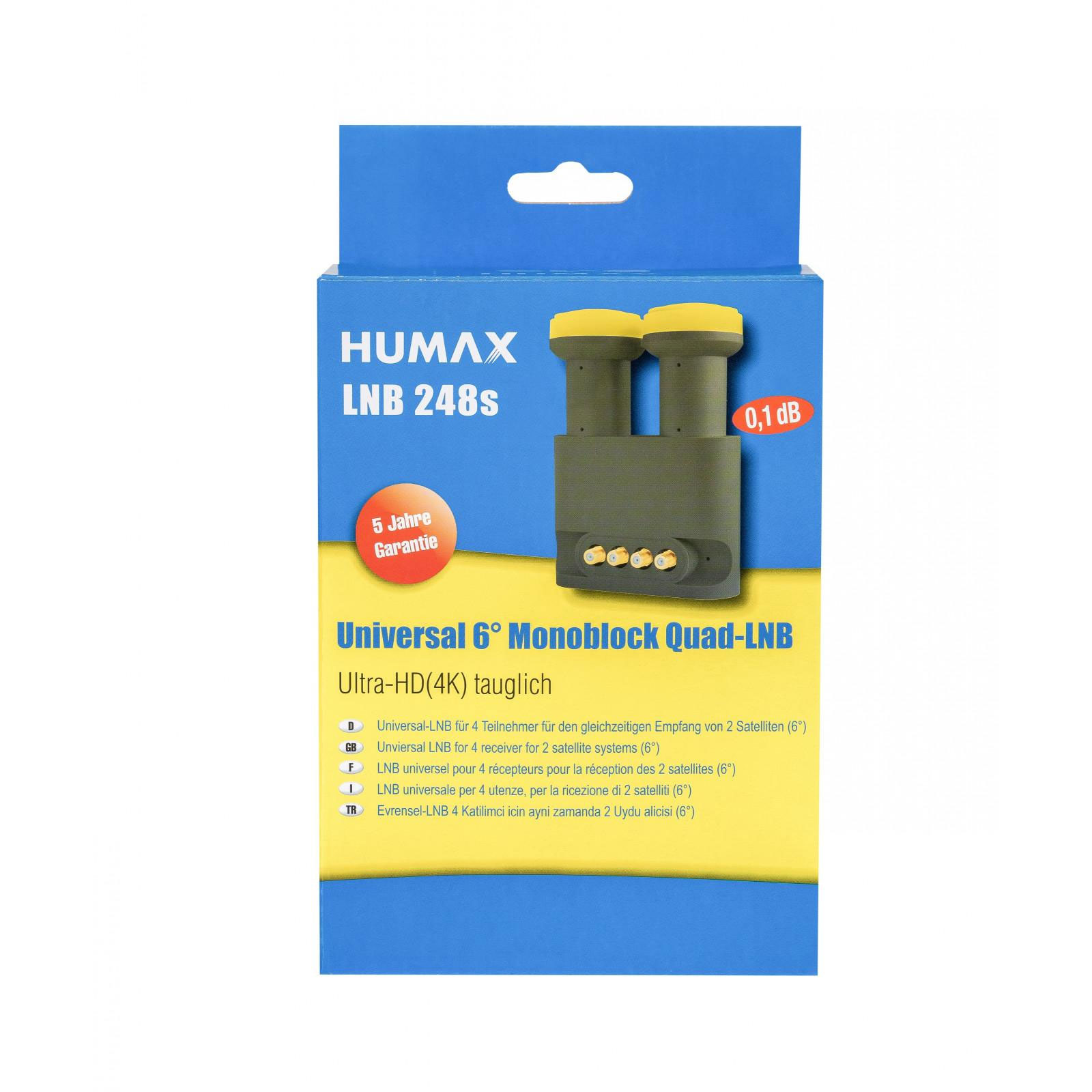 Humax Monoblock Quad-LNB 248s